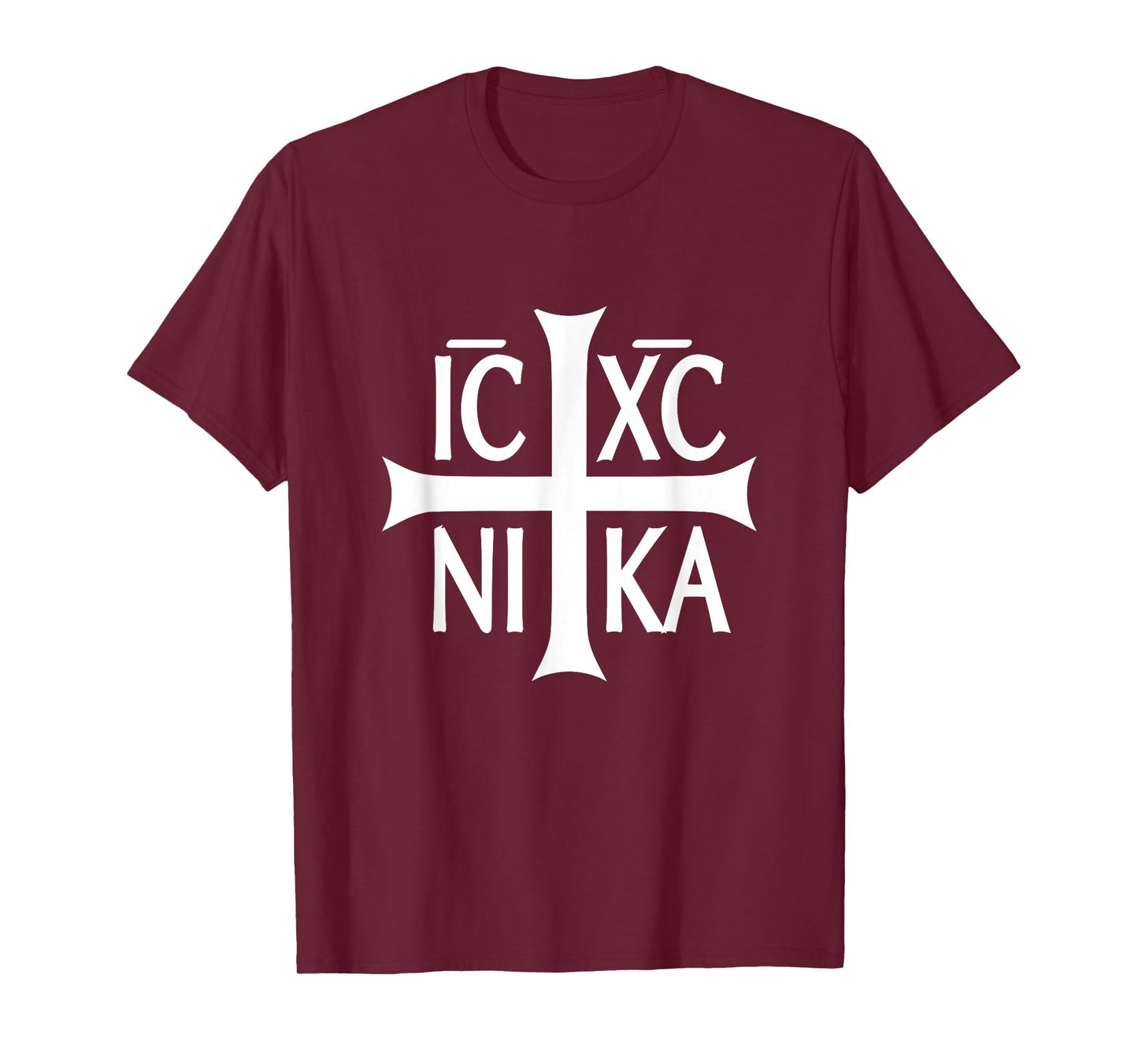 IC XC NIKA Cross T-Shirt Eastern Christian Greek Tee Shirt T-Shirt