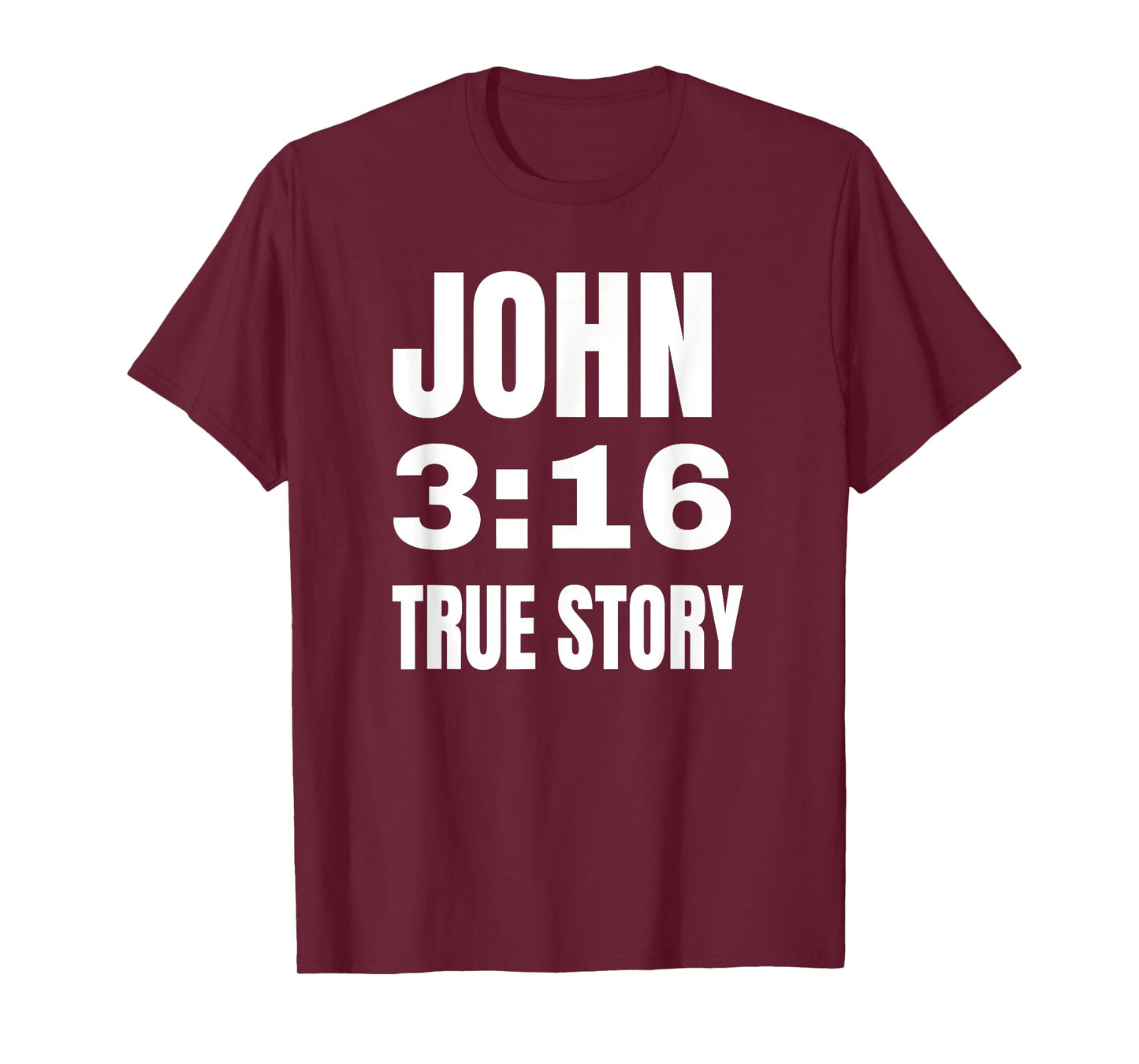 Christian Religious Gift John 3:16 True Story T-Shirt Tee T-Shirt