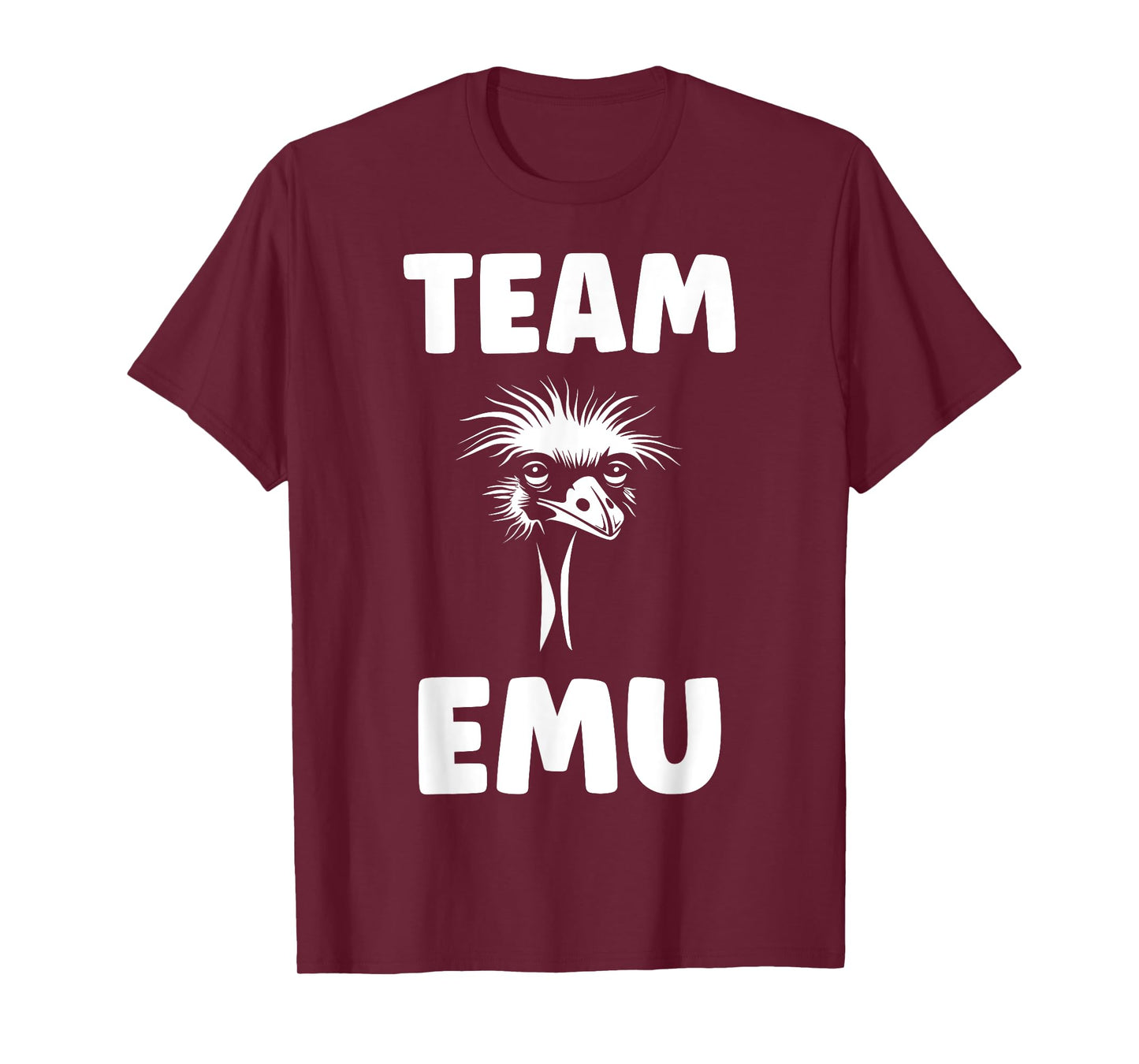 Funny Animals Emus Minimalist Bird Simple Team emu T-Shirt