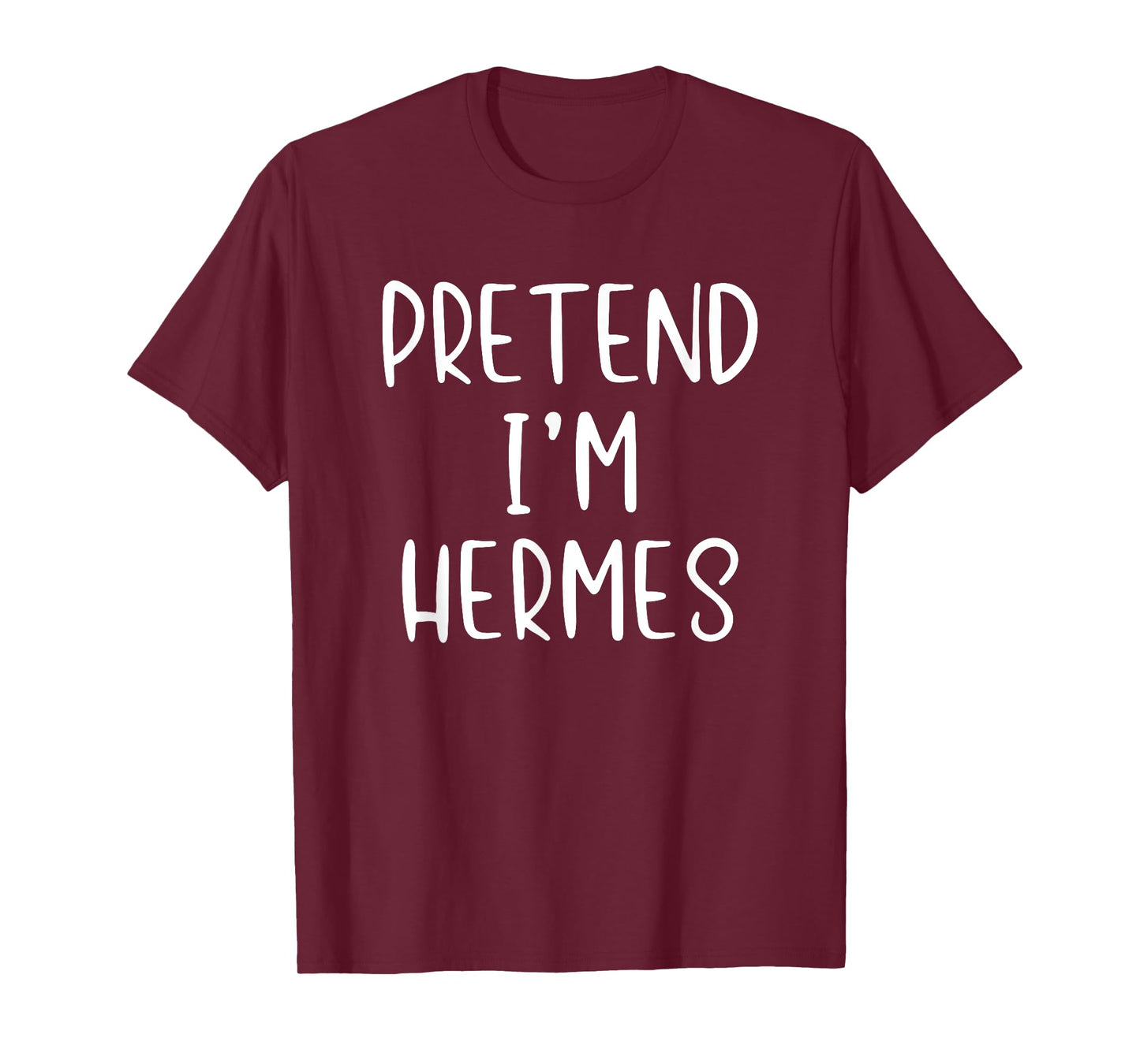 Pretend Hermes Costume Halloween Greek God Lazy Easy T-Shirt