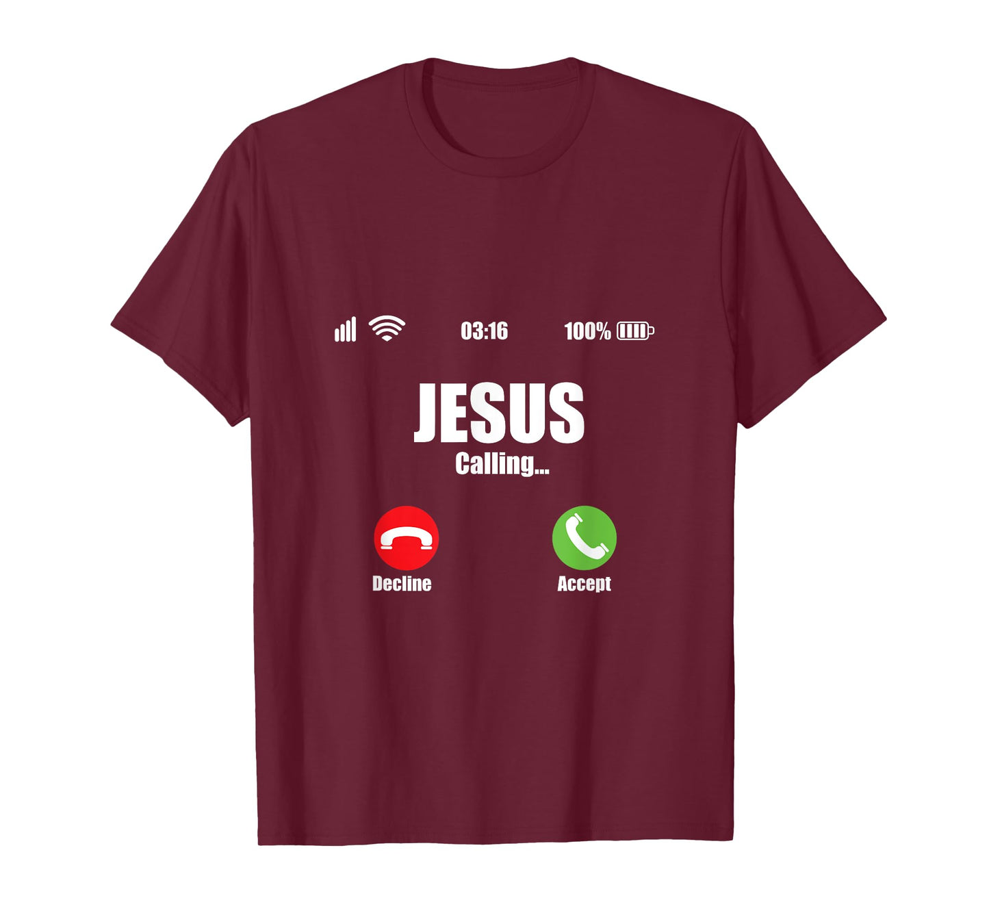 Jesus Is Calling Shirt Christian Cross Modern Believe T-Shirt