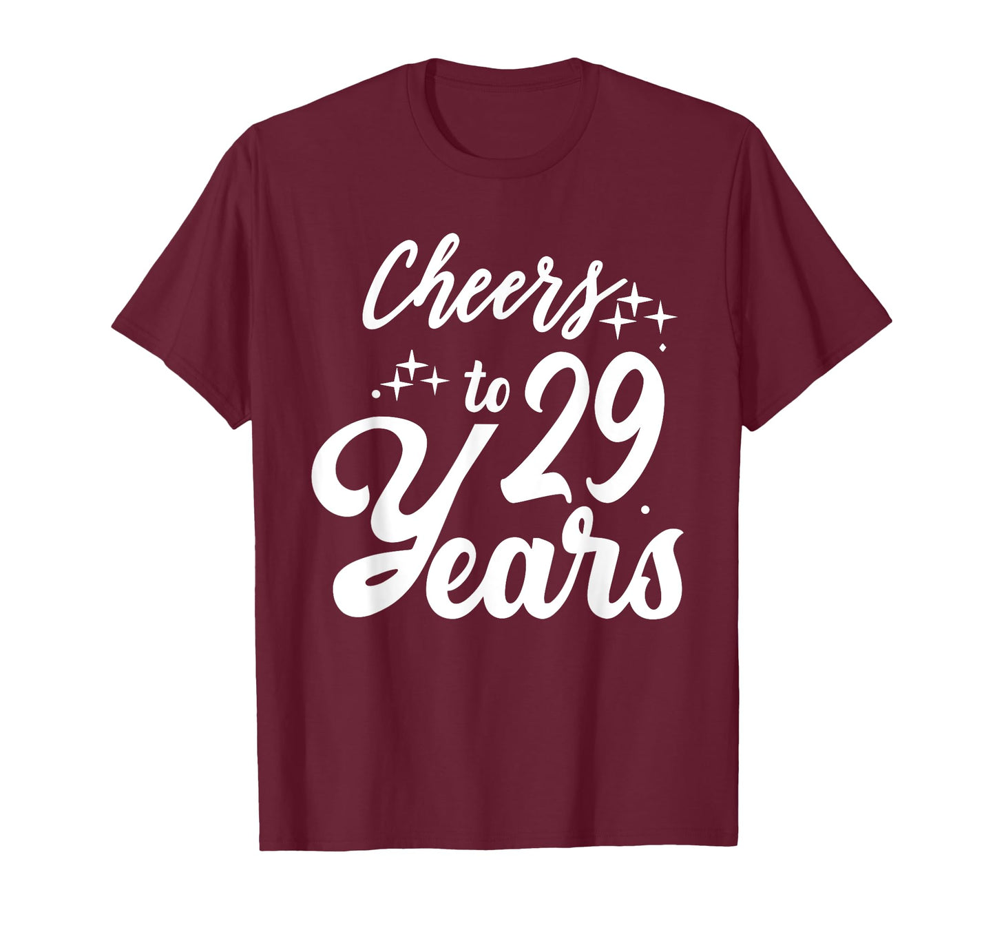 Cheers to 29 Years 29th Wedding Anniversary Couple Party T-Shirt