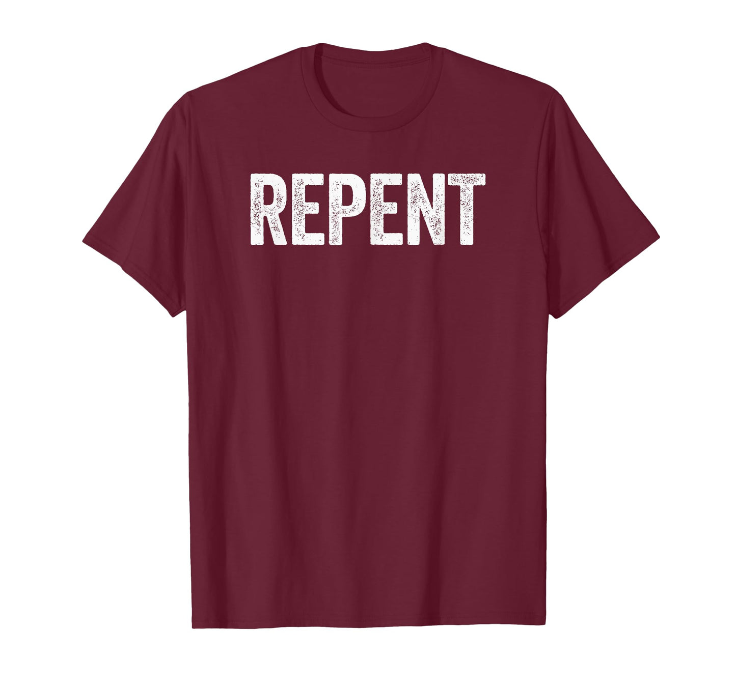 Repent Bold Text Christian T-Shirt