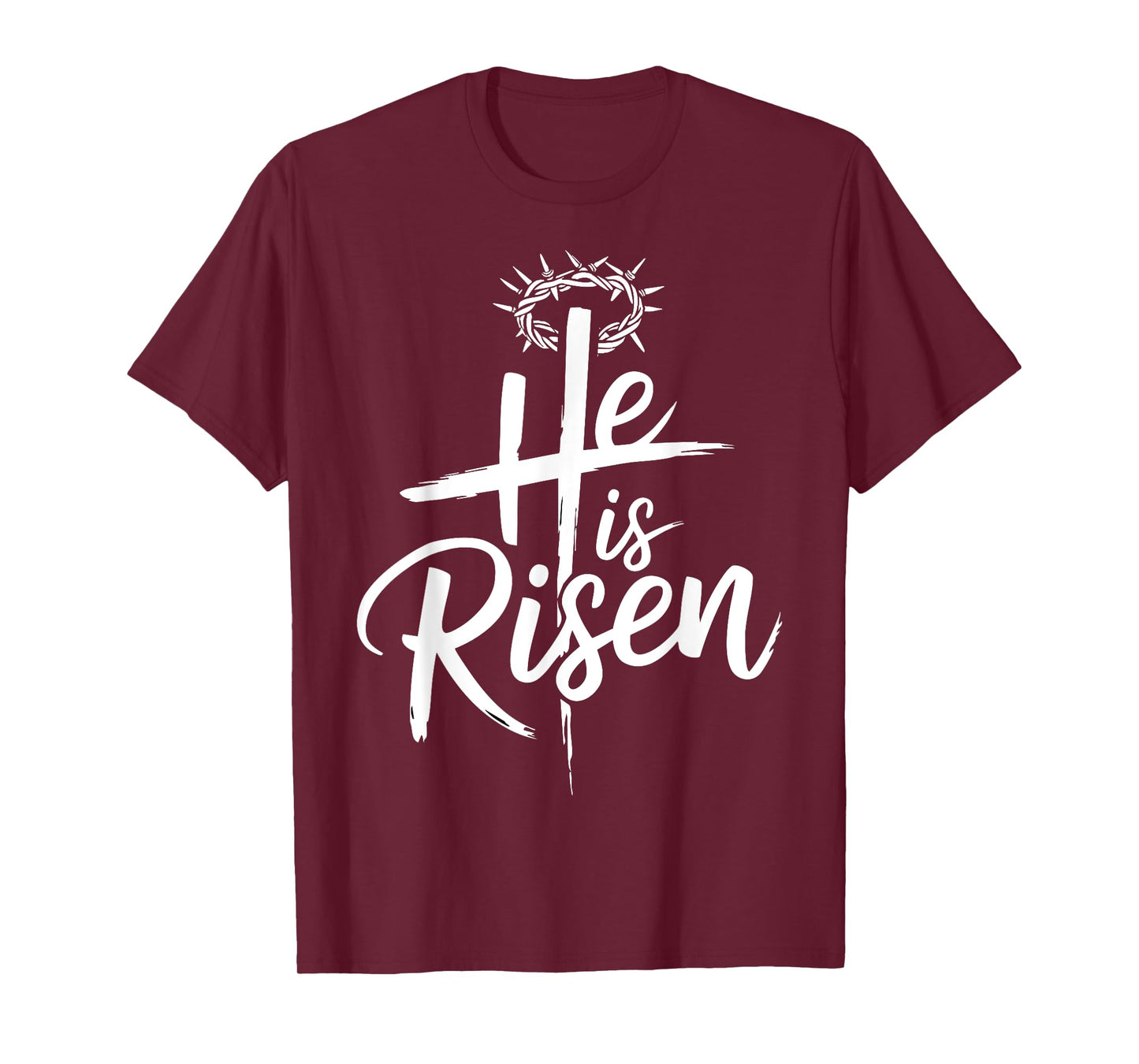 He is risen jesus cross for religious christian easter T-Shirt