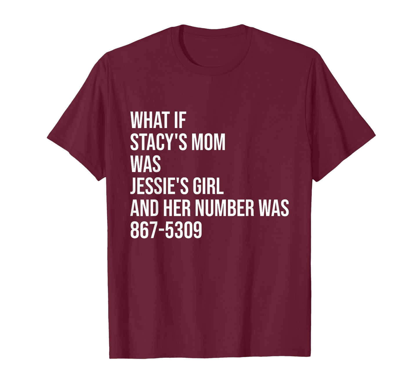 What If Stacy's Mom Was Jessie's Girl Funny T-Shirt