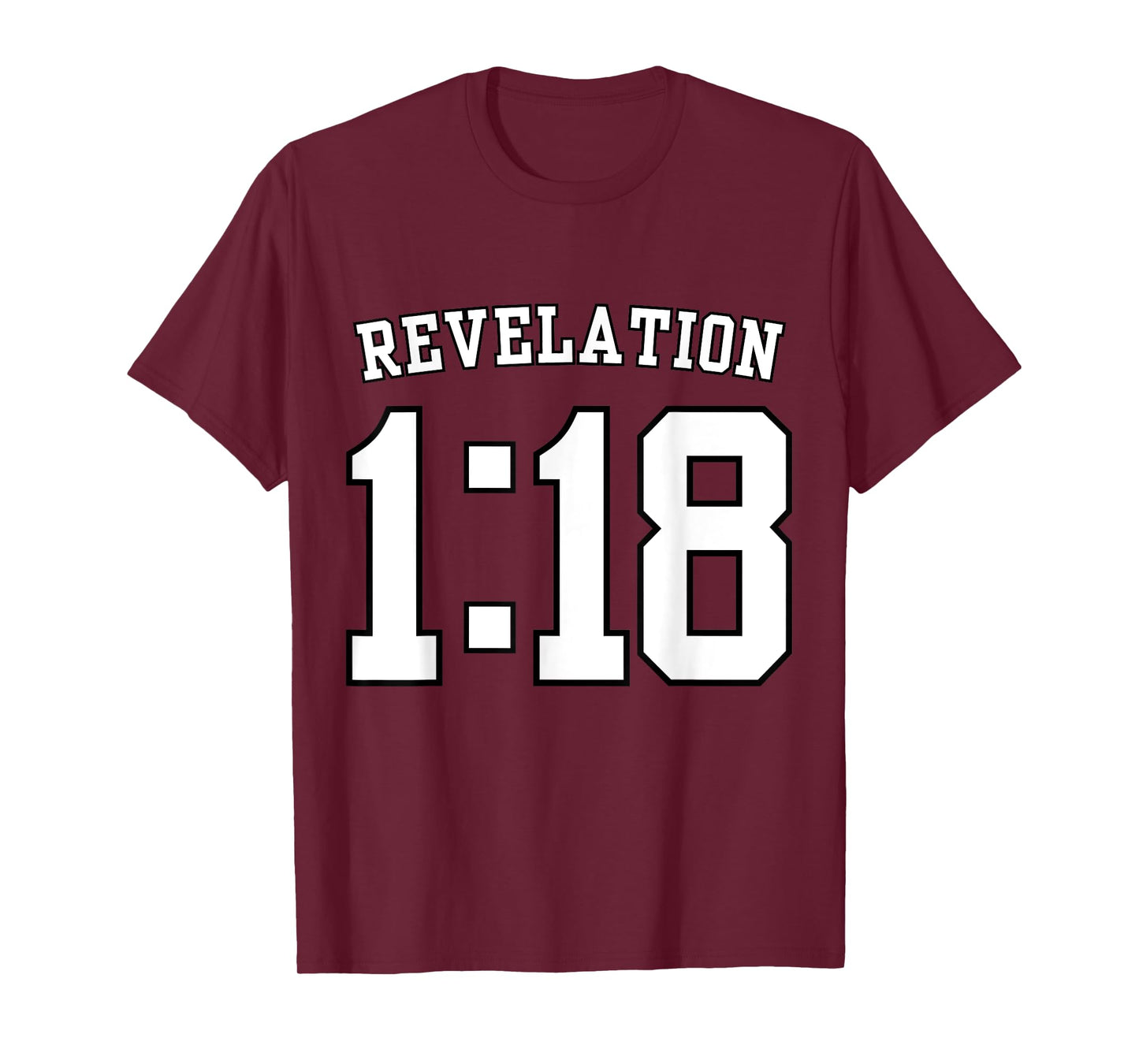 Revelation 1:18 Sports Jersey Christian Scripture Design T-Shirt