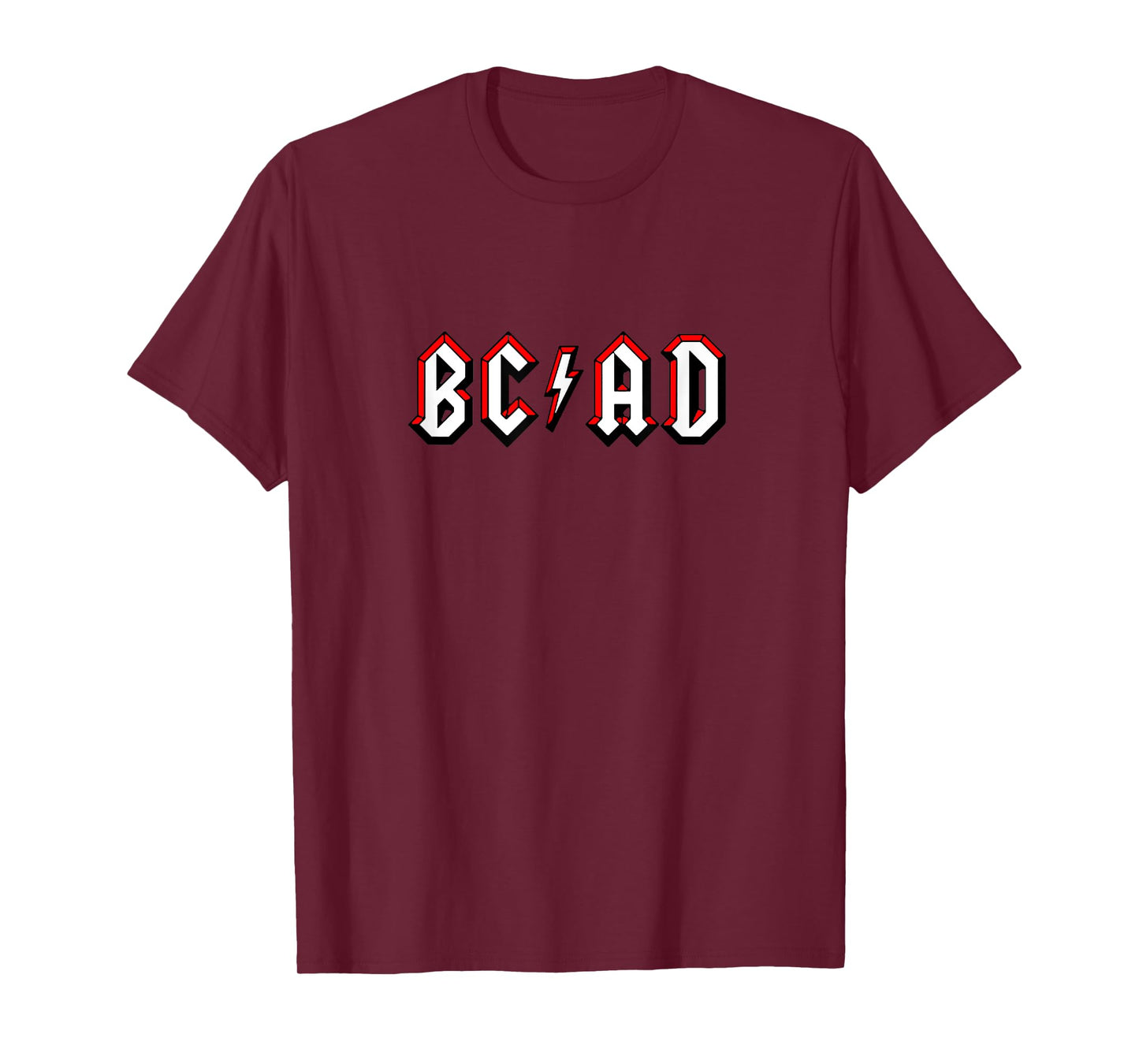 BC AD Before Christ Anno Domini Music T-Shirt