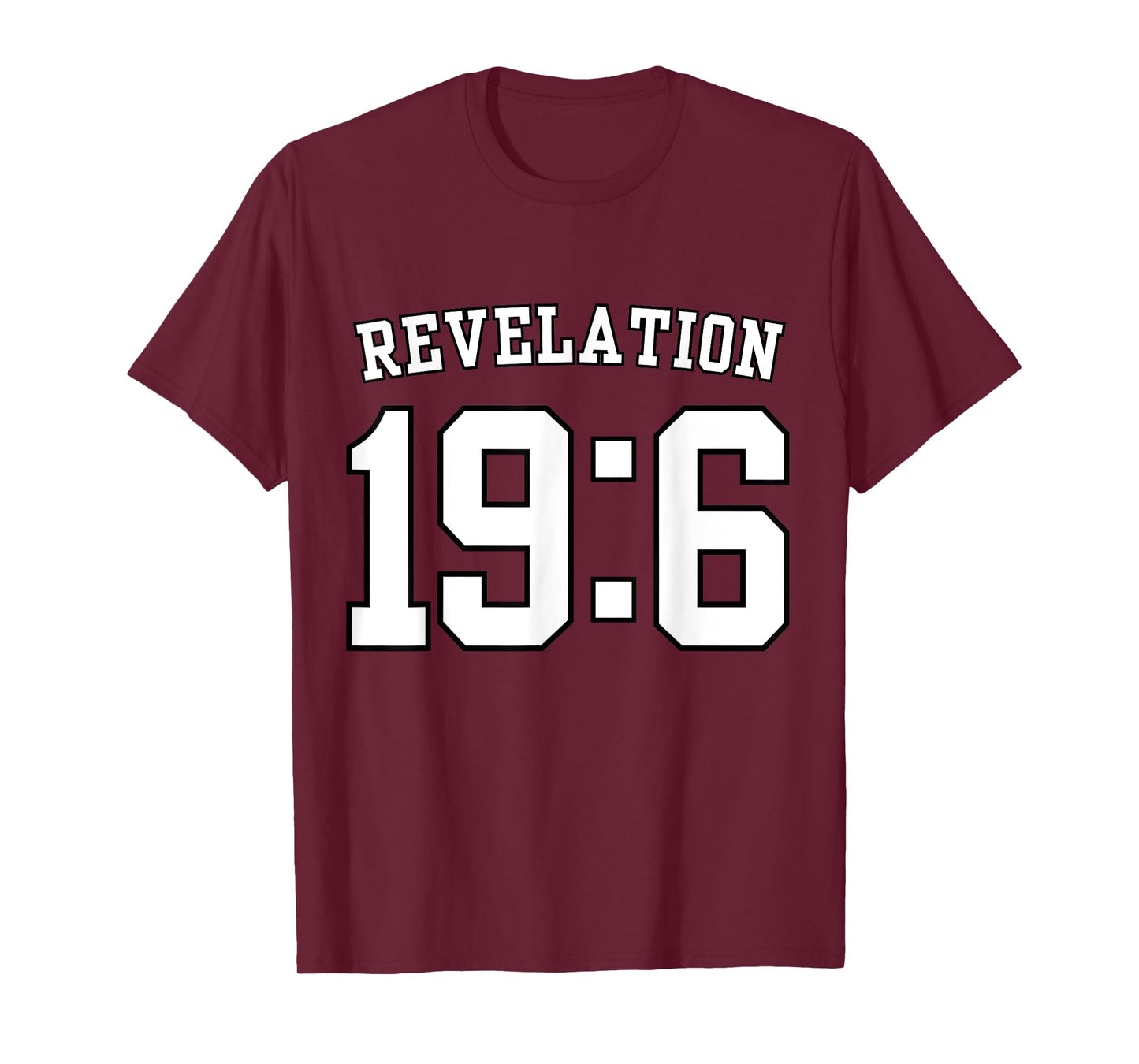 Revelation 19:6 Sports Jersey Christian Scripture Design T-Shirt