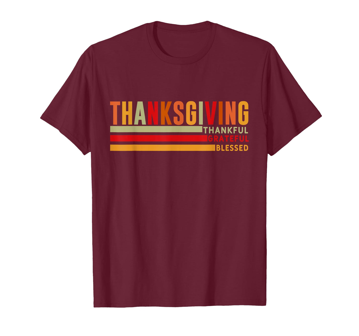 Thanksgiving Thankful Grateful Blessed Thanksgiving T-Shirt