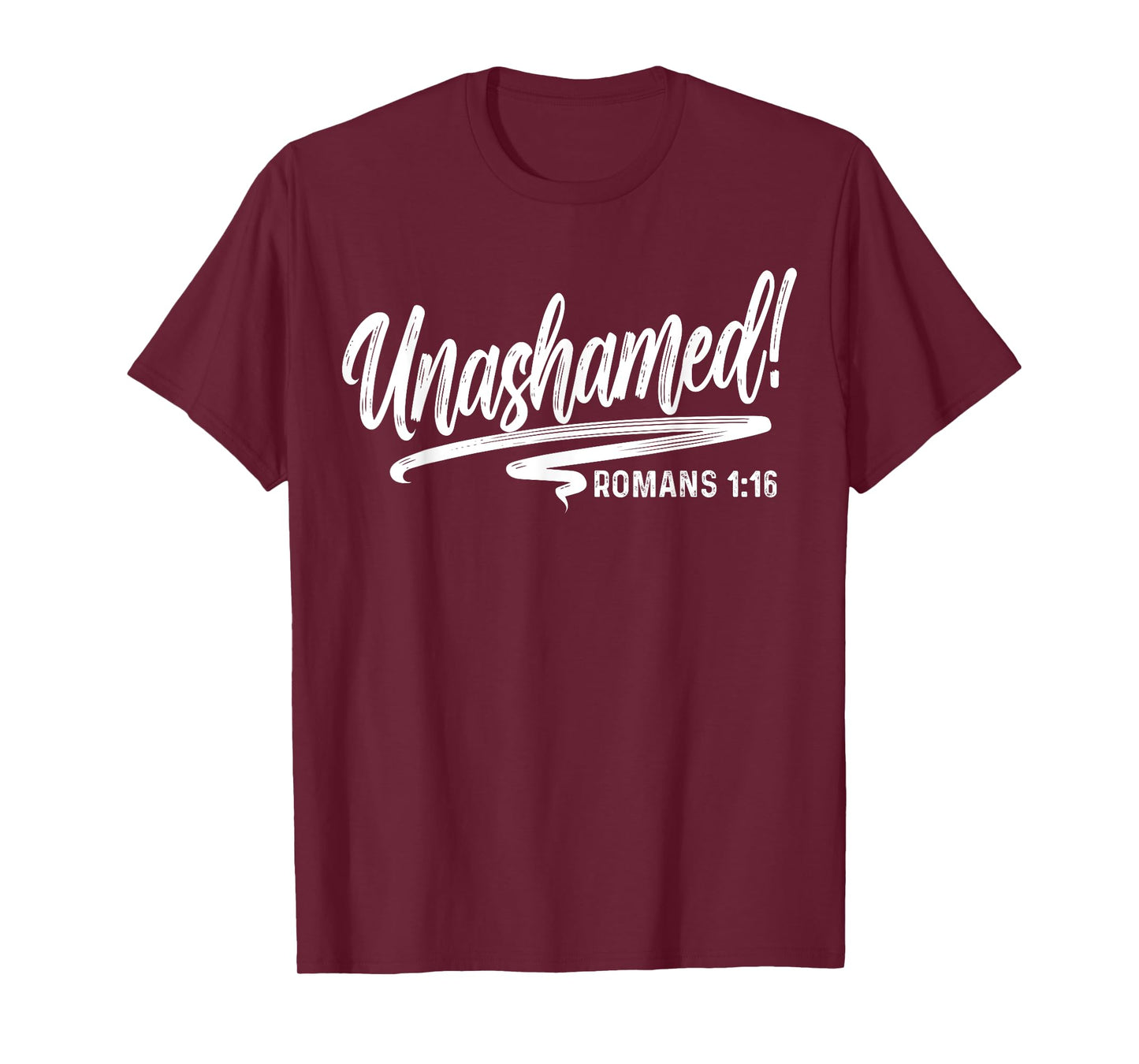 Unashamed Romans 1:16 Love Jesus Christian Christmas T-Shirt