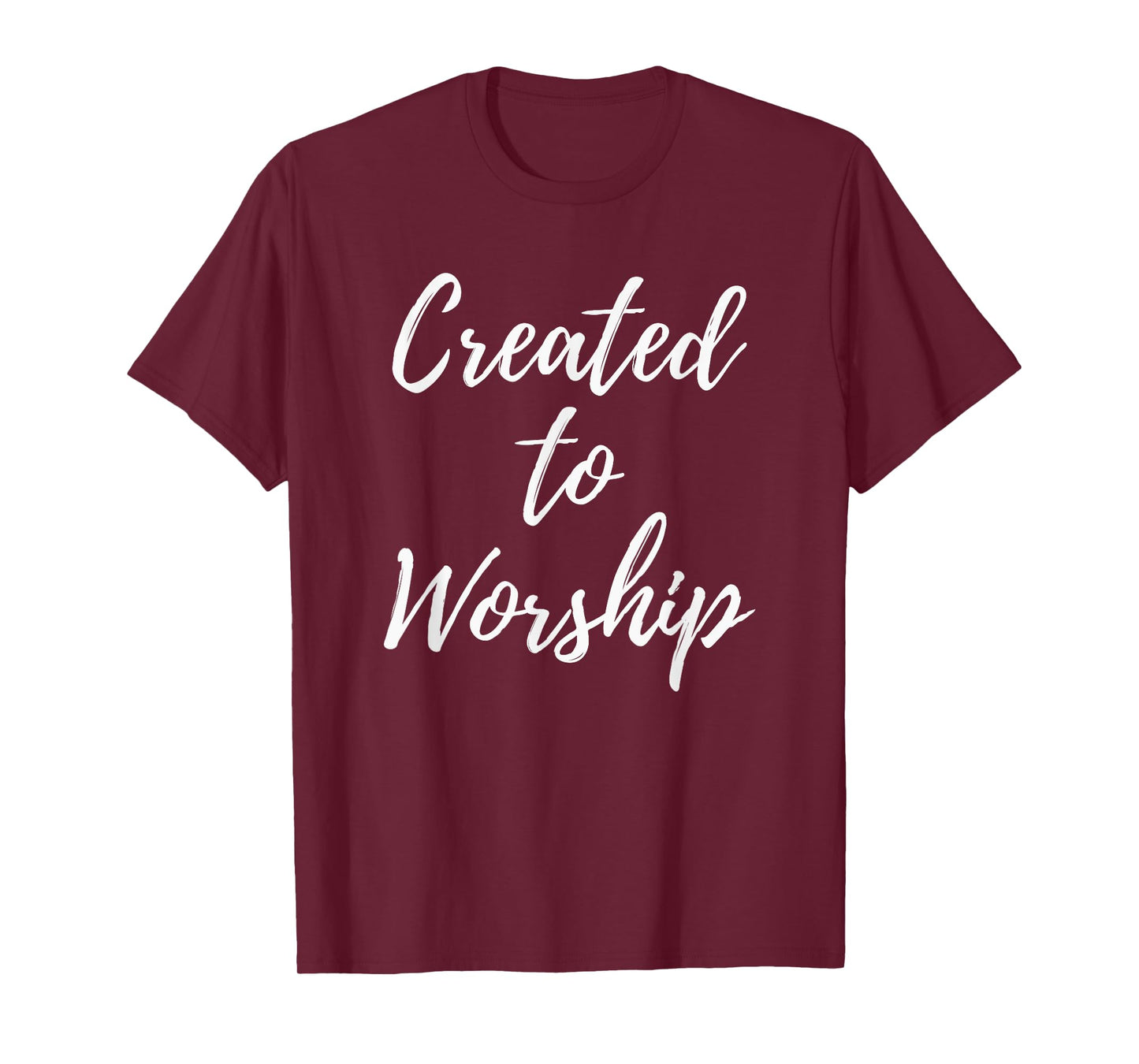 Created to Worship Christian Praise and Worship Music T-Shirt