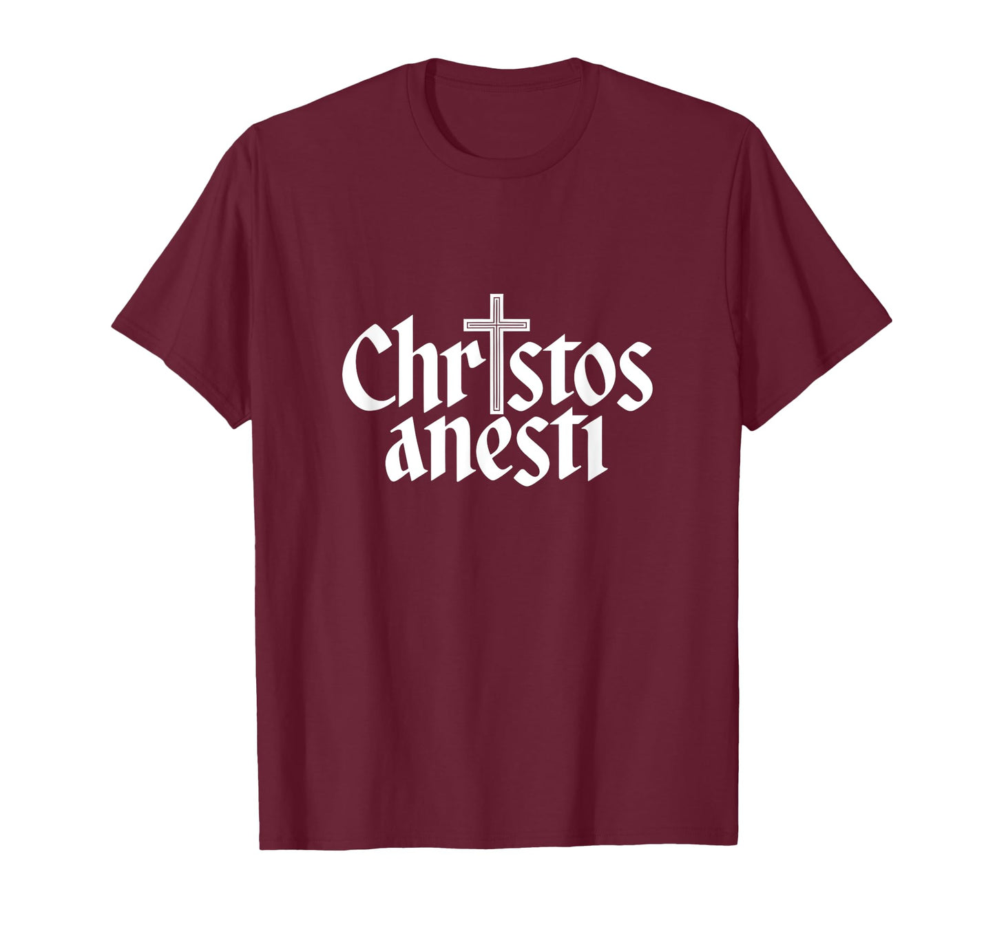 Christos Anesti Religious Orthodox Christian T-Shirt