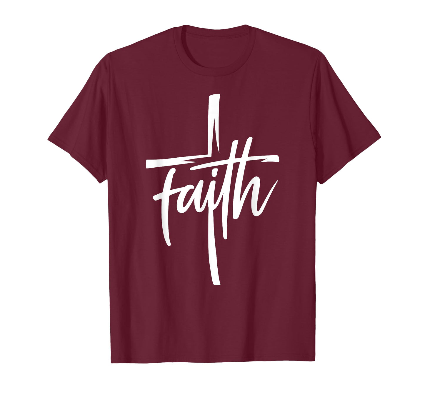 Faith Cross Christian Christ Faith Over Fear Cross Vintage T-Shirt