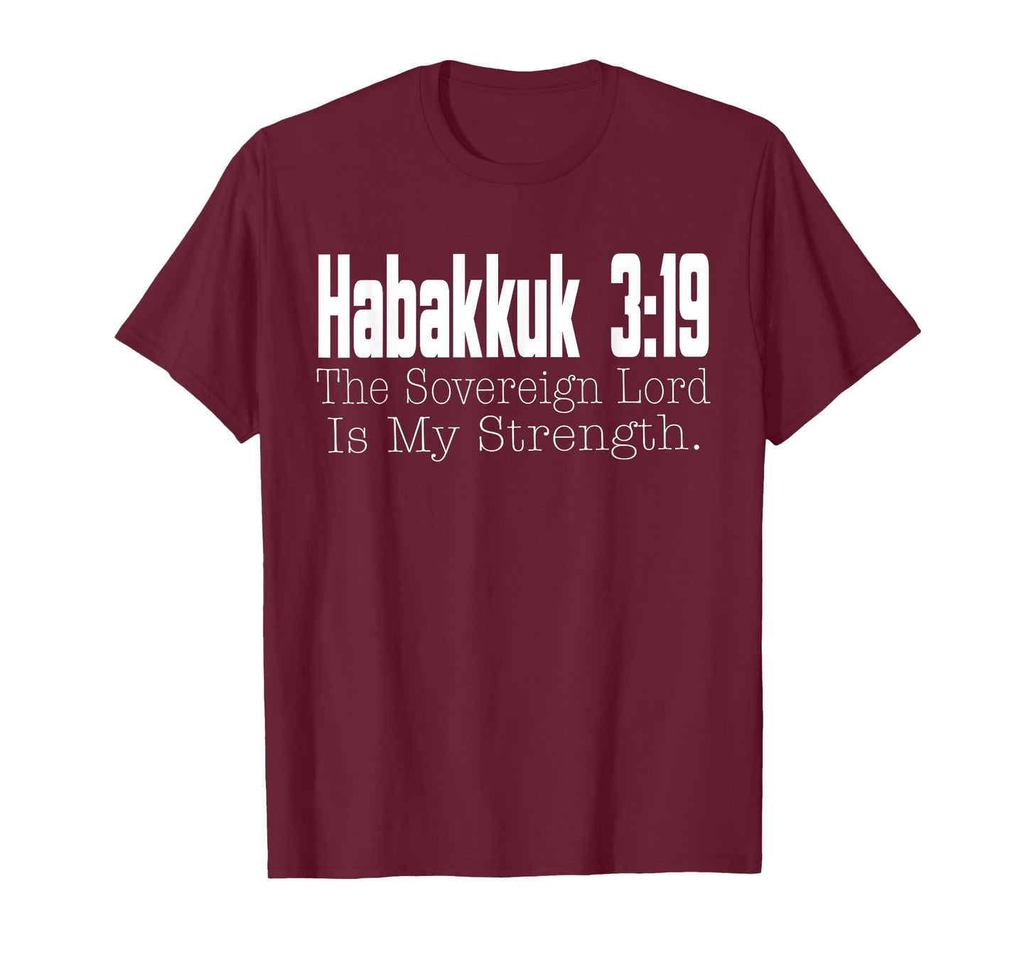 Habakkuk 3:19 Bible Verse Religious Christian Faith T-Shirt