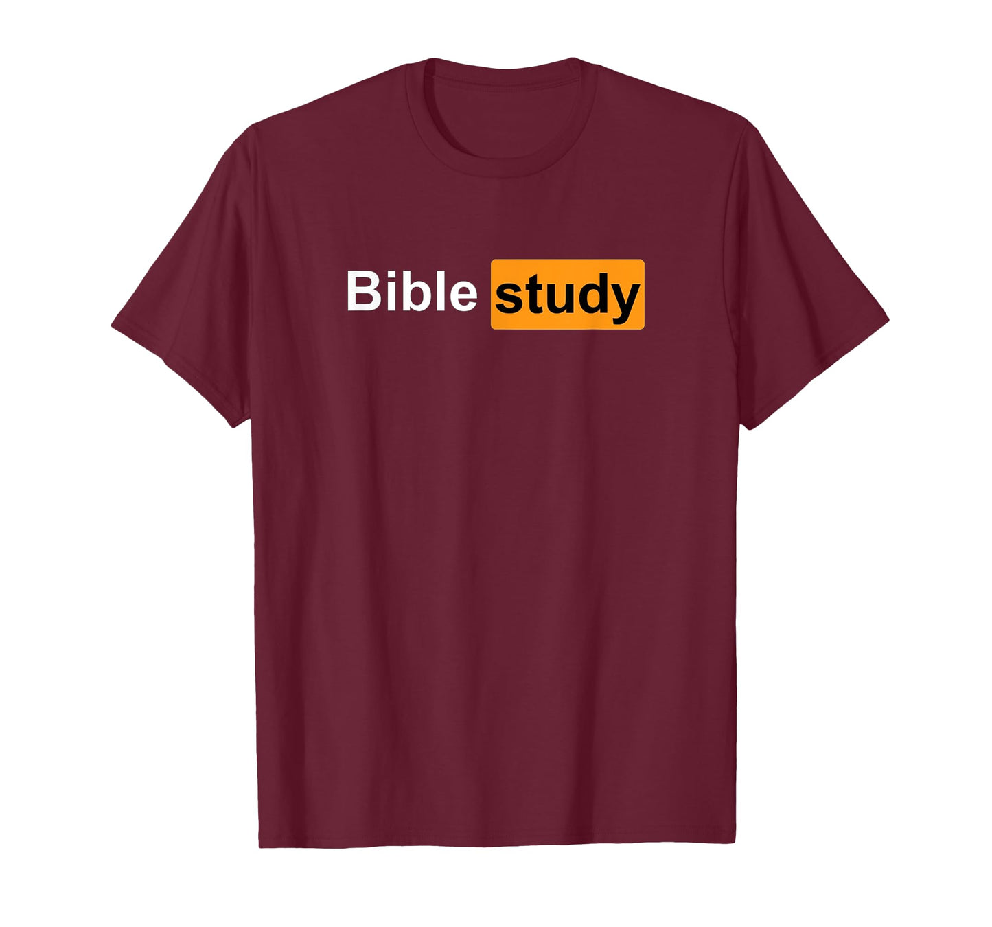 Bible Study Funny Ironic Logo T-Shirt