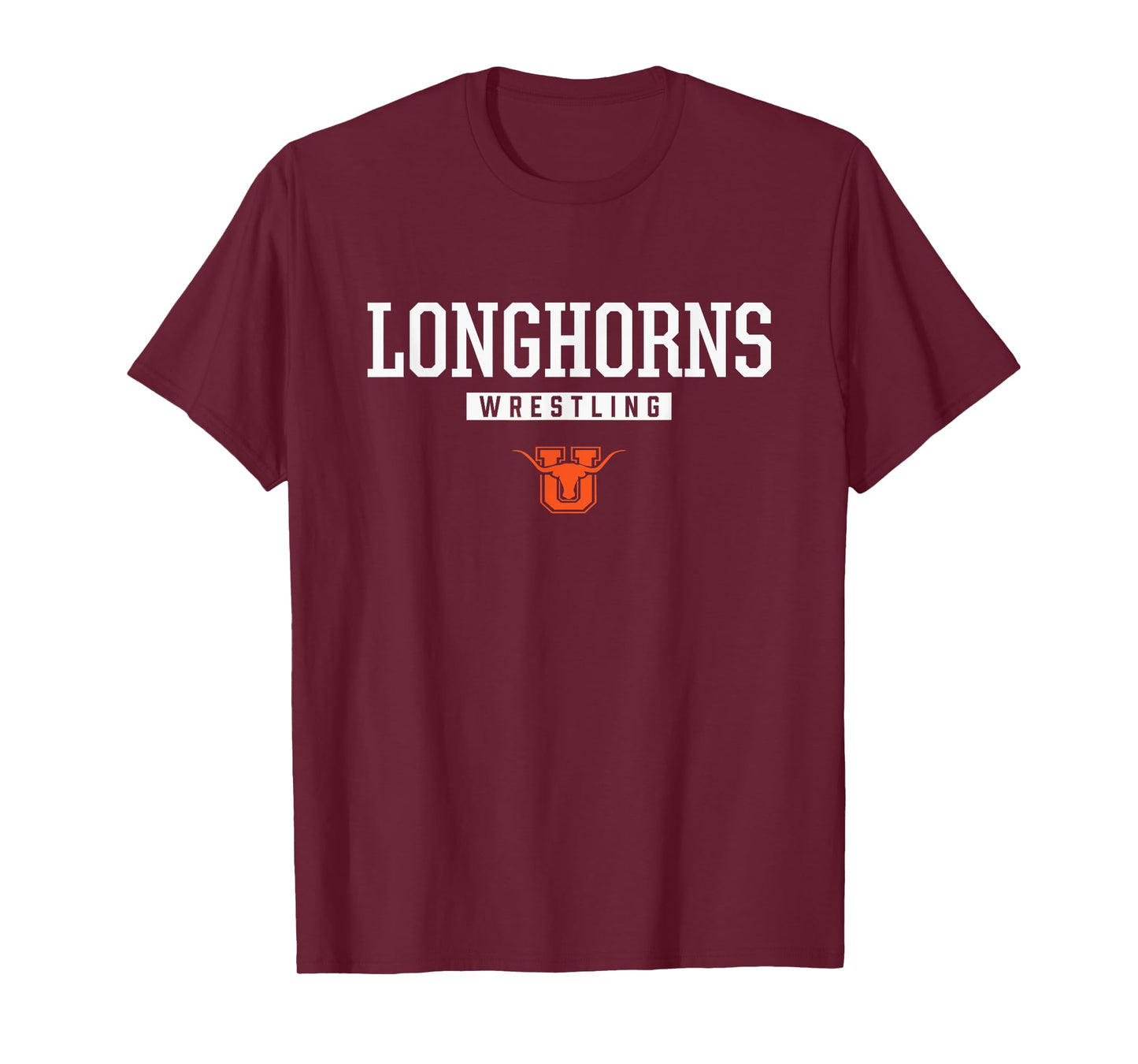 United Longhorns Logo Wrestling HS T-Shirt