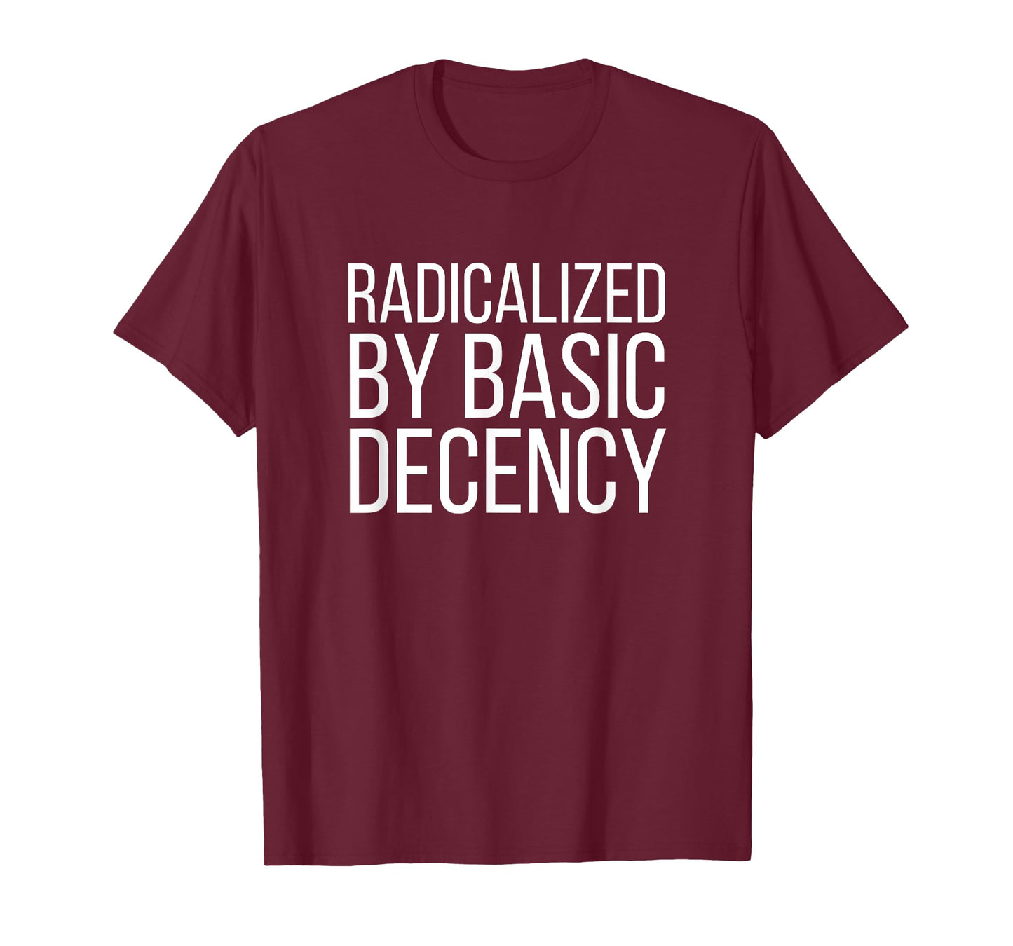 Radicalized By Basic Decency Funny Social Democracy T-Shirt