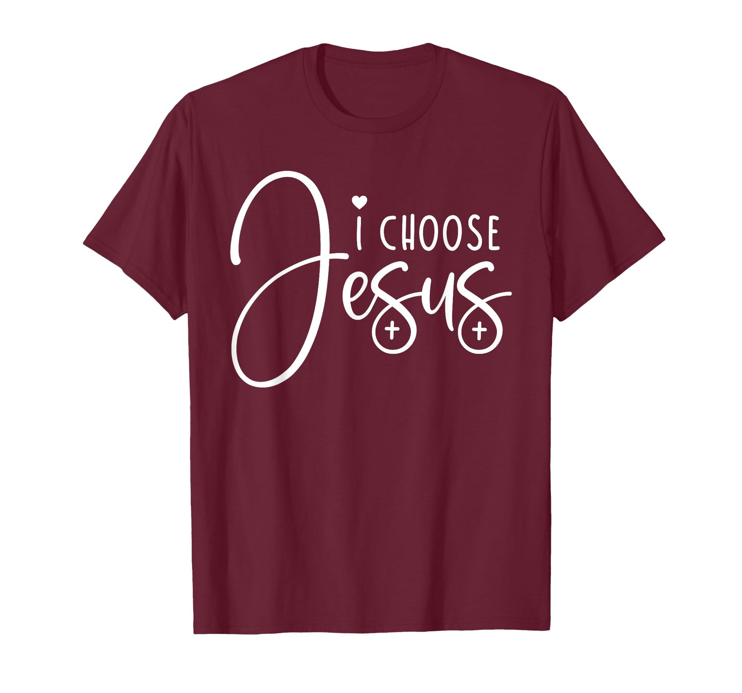 I Choose Jesus Tee Christian Saying Apparel Bible Faith T-Shirt