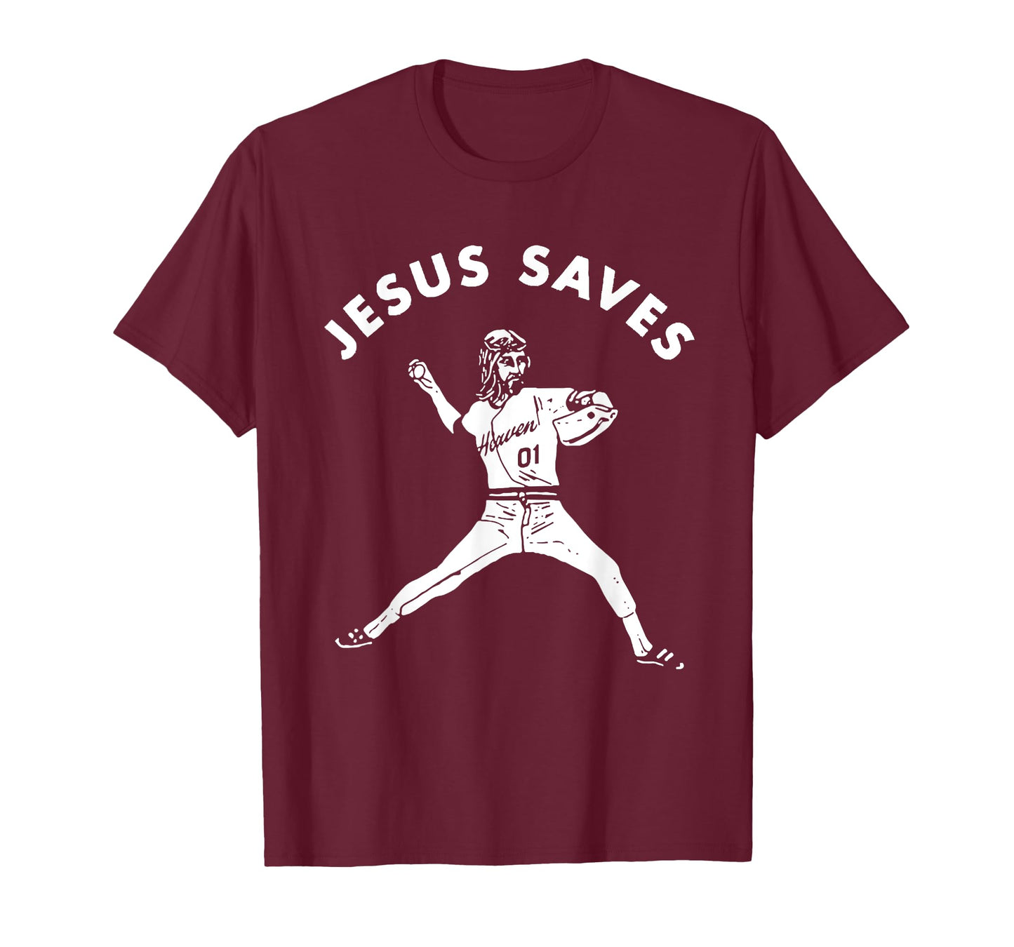 Jesus Saves Shirt Religious Christian Faith Baseball T-Shirt