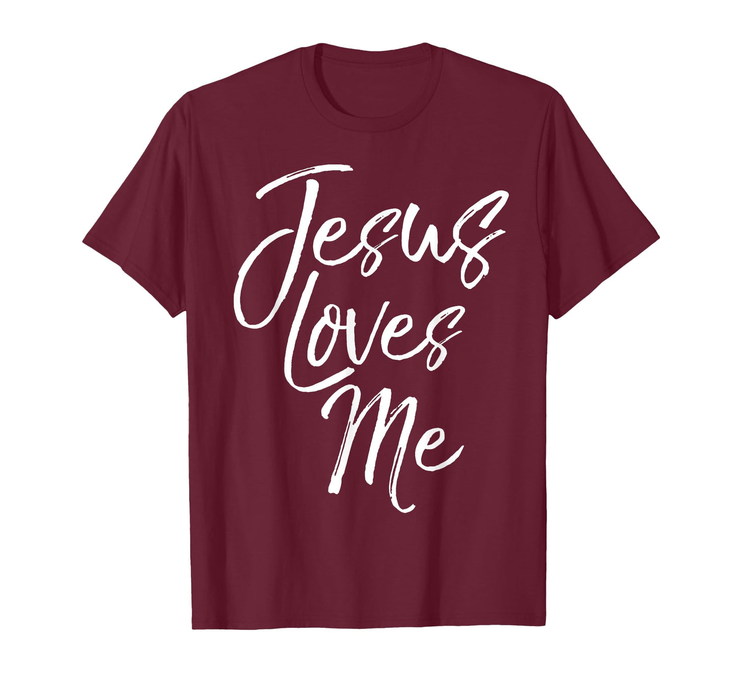 Christian Love Quote Gift for New Believers Jesus Loves Me T-Shirt