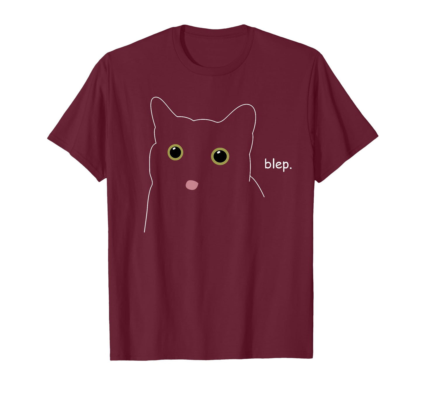 Funny Blep Blep Cute Cat Animals Shirt Black Cat Tee T-Shirt for Men Women Kids