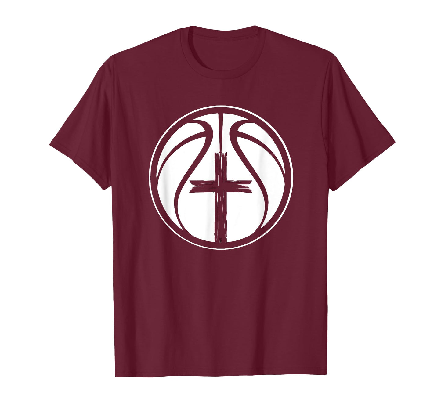 Christian Basketball Apparel Christian Basketball T-Shirt Unisex-Adults Black Small Short Sleeve T-Shirt