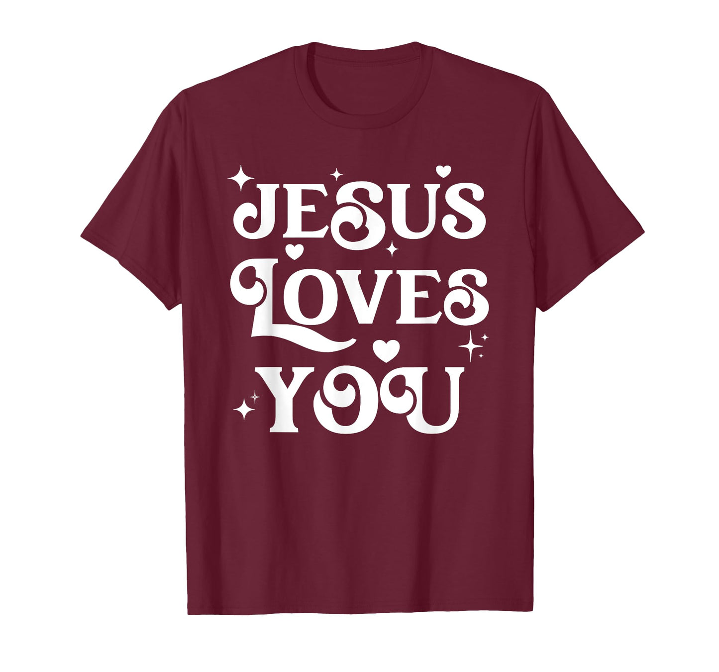 Jesus Loves You Sparklecore Aesthetics Cute Christian T-Shirt
