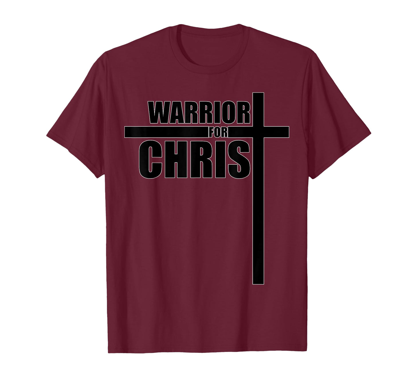 Positive And Encouraging Christian Cross Warrior For Christ T-Shirt