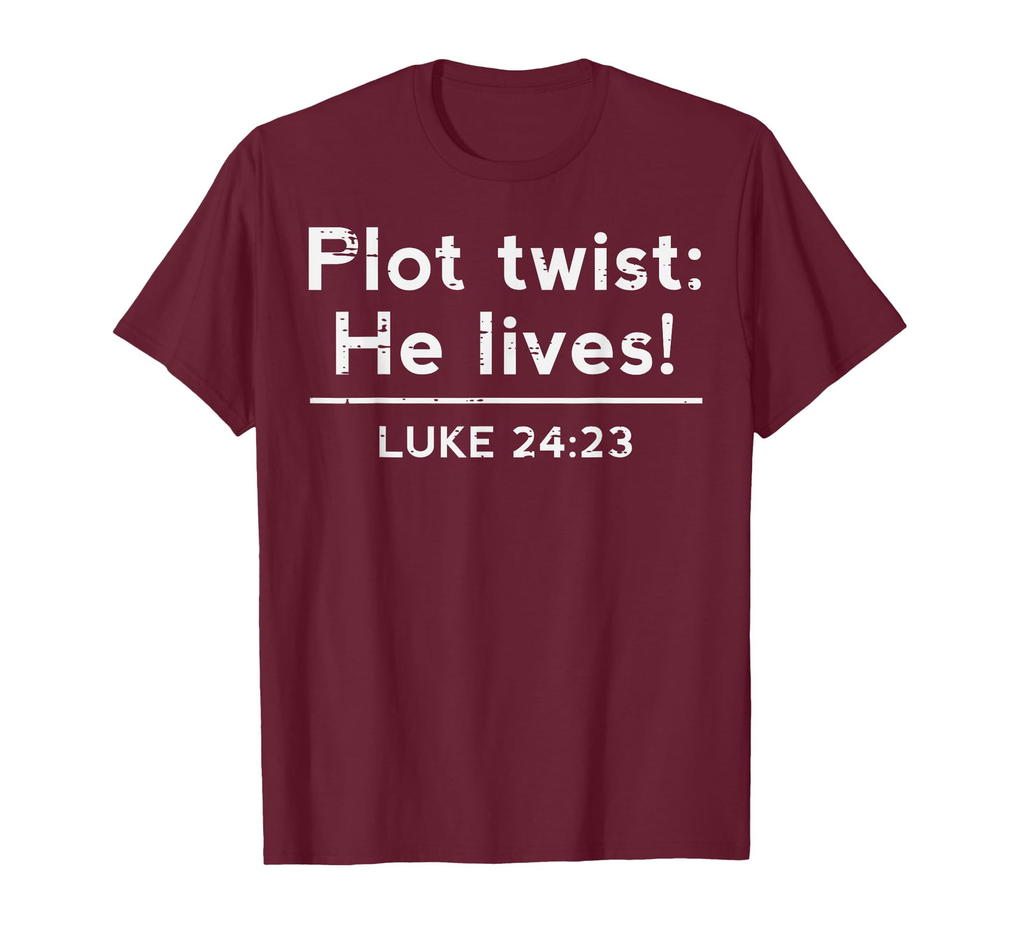 Easter Plot Twist He Lives Jesus Christian Men Women Kids T-Shirt