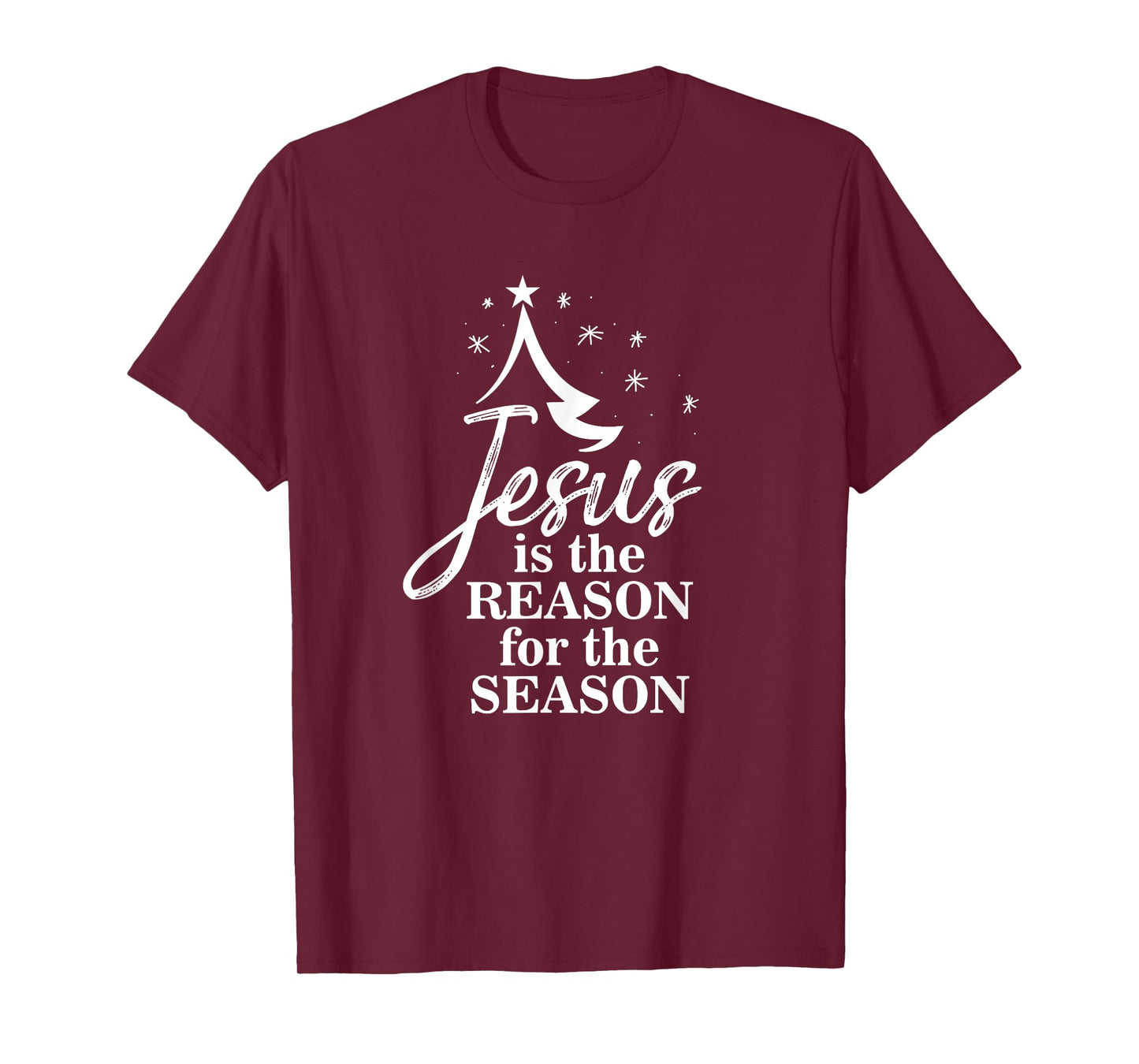 Jesus Reason For The Season Christian Christmas Spiritual T-Shirt