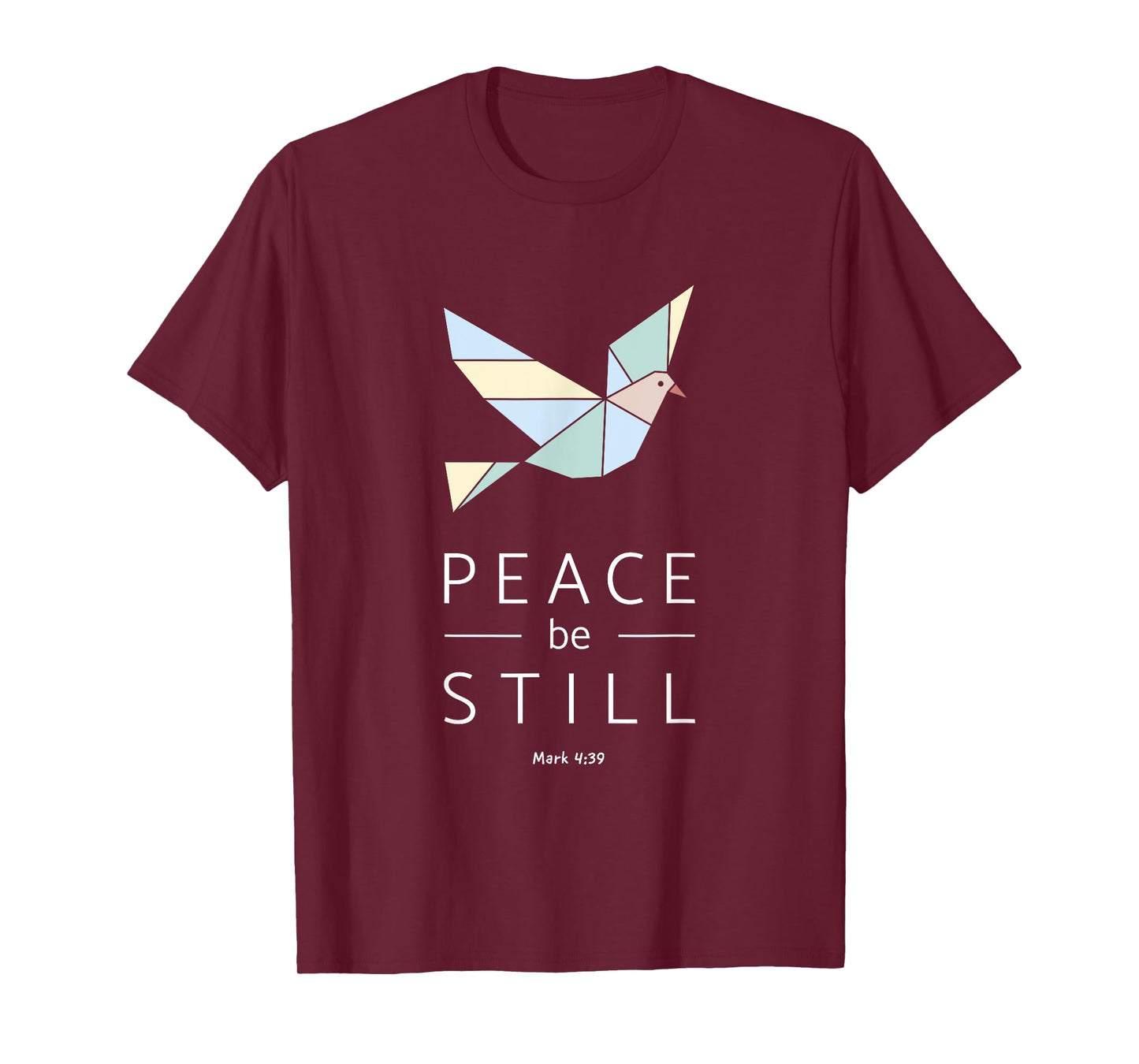 Peace Be Still Christian Faith Dove Design T-Shirt