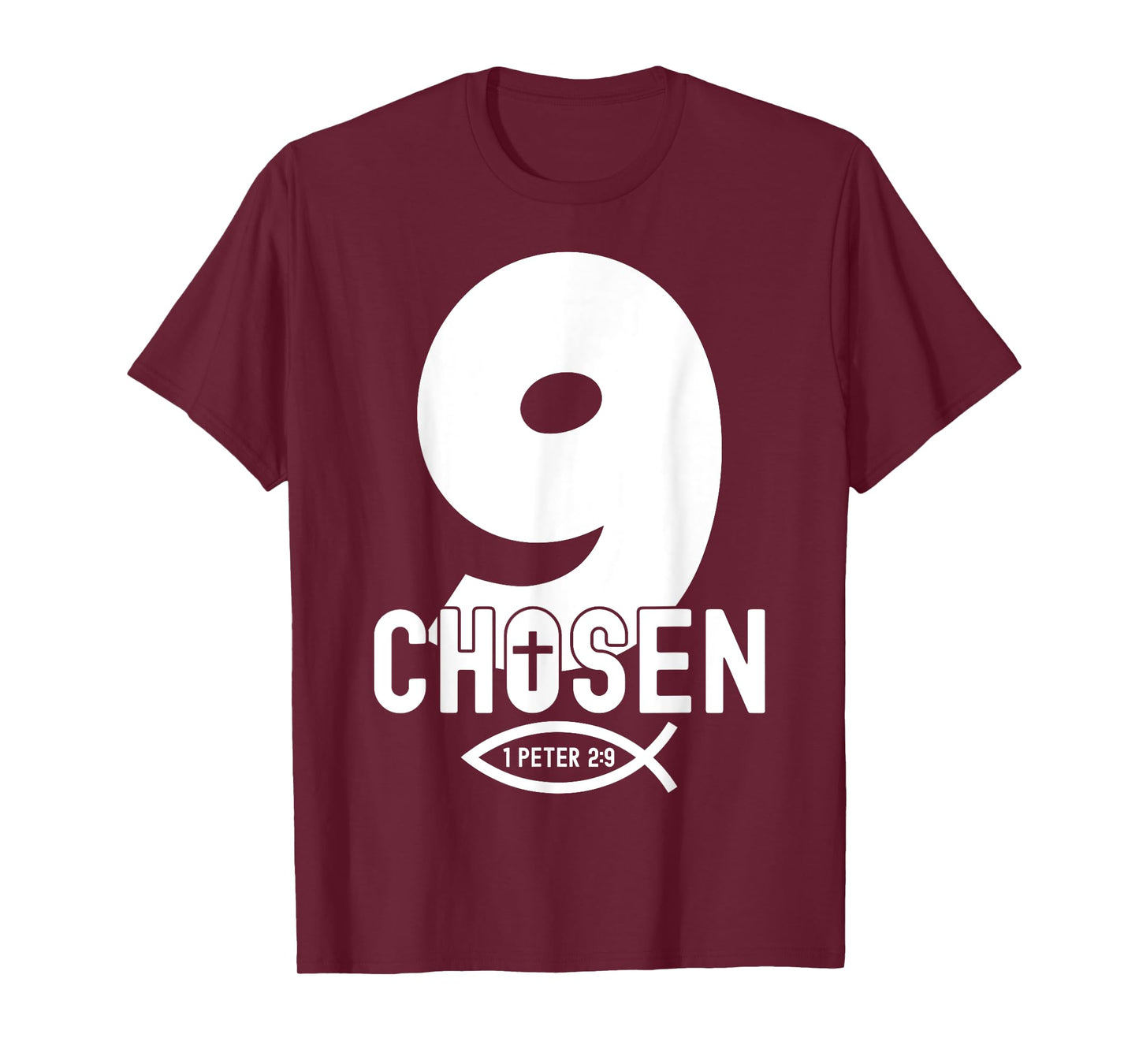 Religious Chosen 9 Years Jesus 9TH Birthday T-Shirt