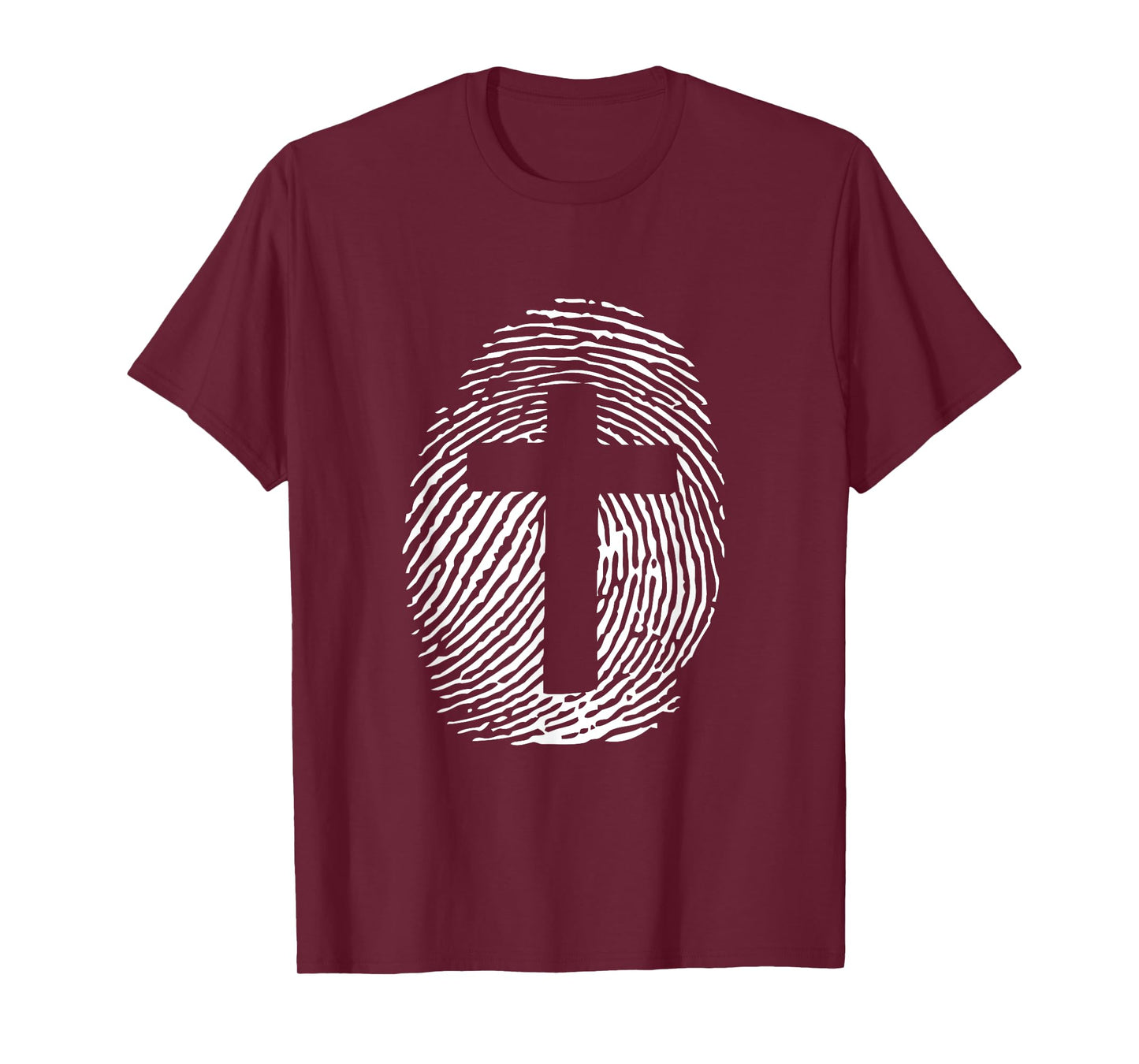Formed in His Image of Jesus Cross Thumbprint Art T-Shirt