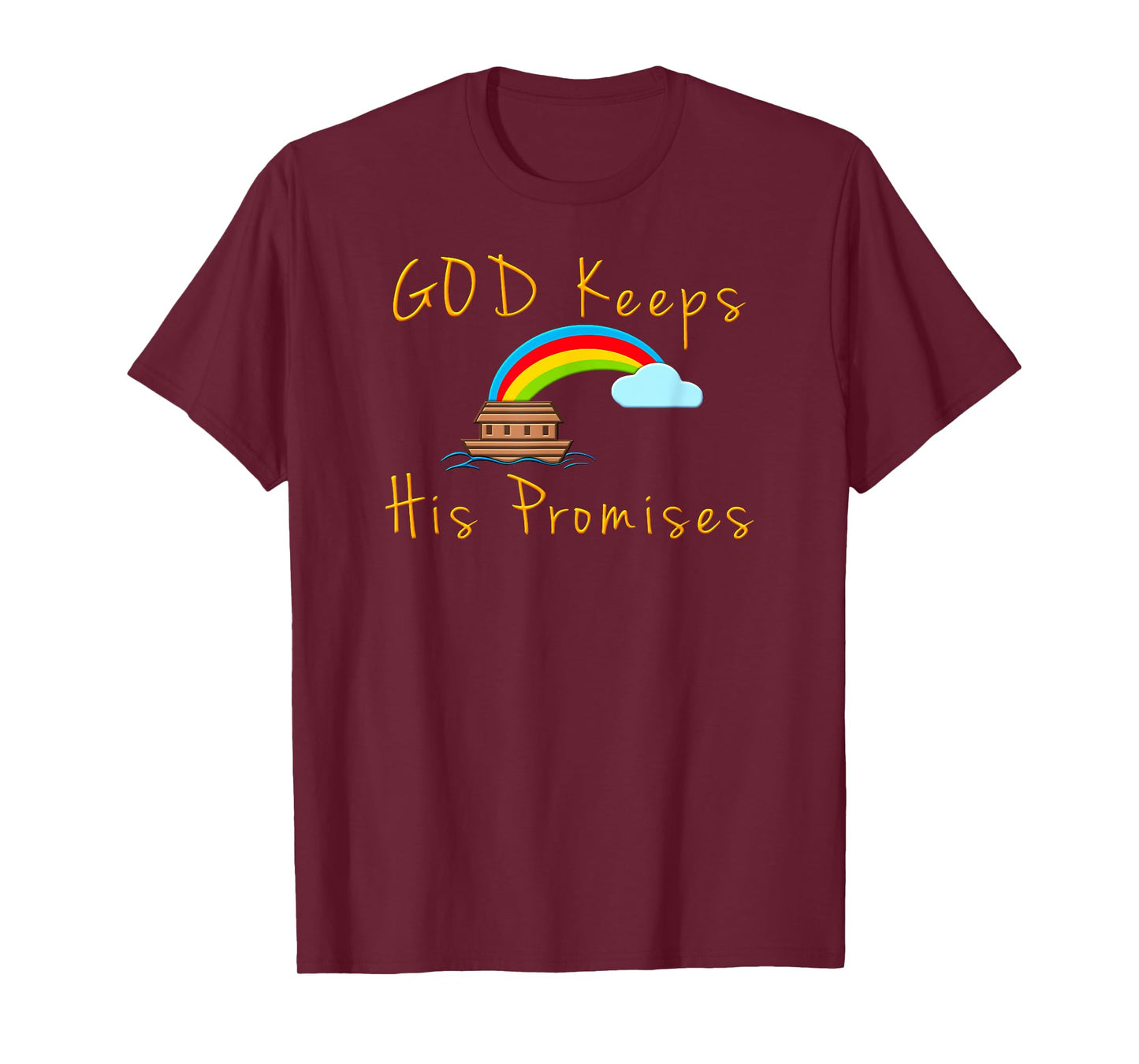 Cute Noahs Ark Genesis 9:13 God Keeps His Promises Christian T-Shirt