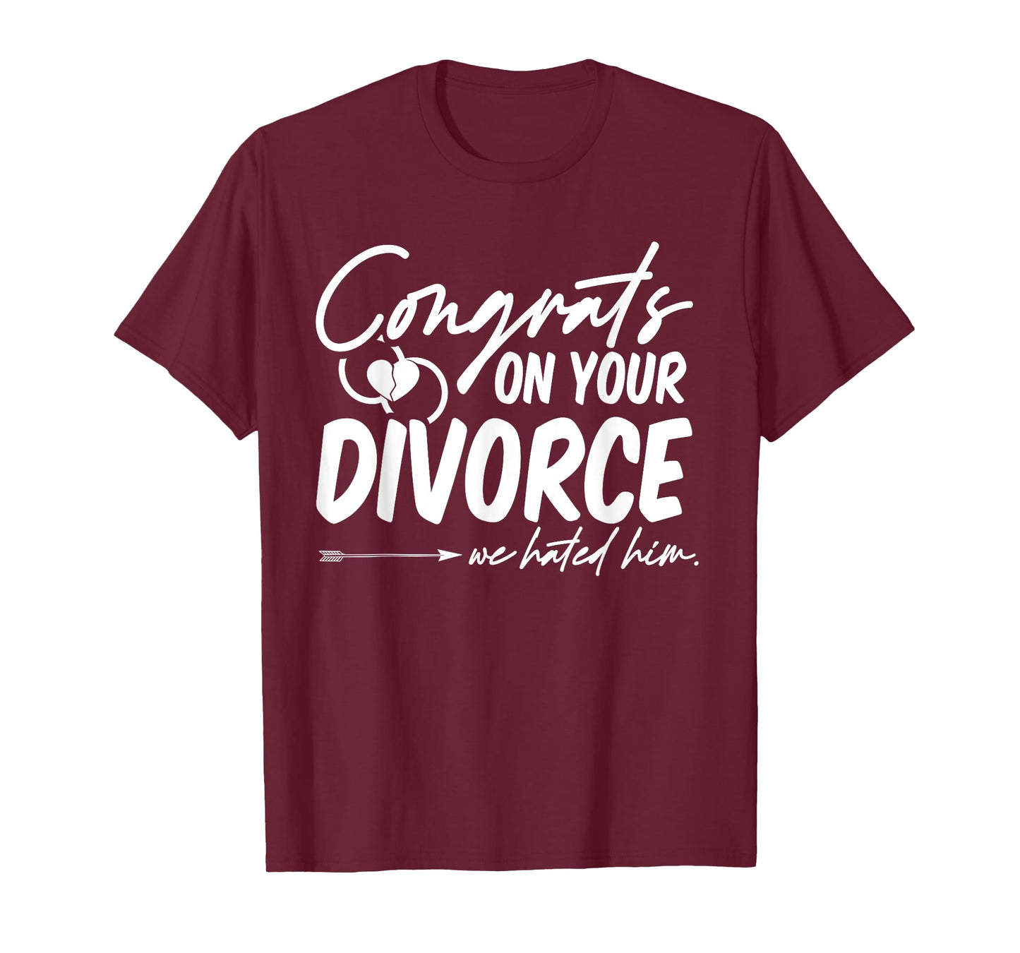 Divorcee Funny Divorce Support Ex-Wife Ex-Husband Sarcastic T-Shirt