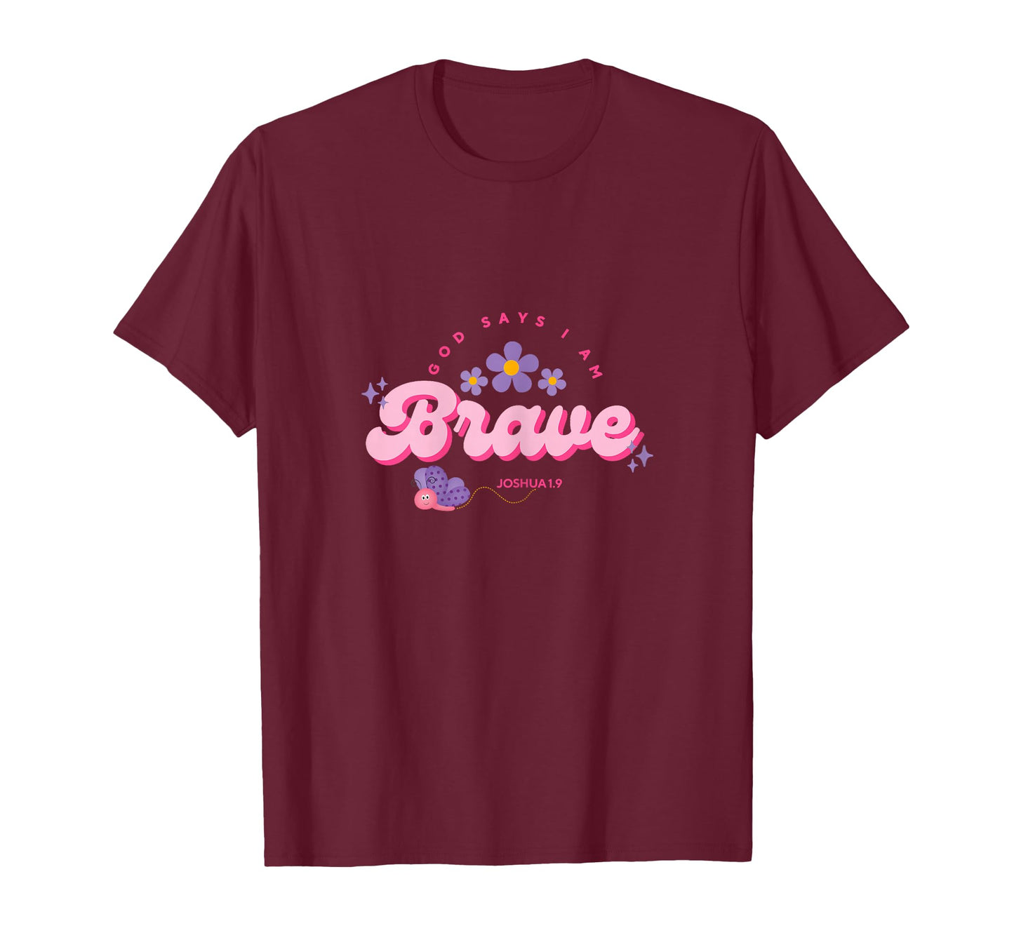 God Say's I Am Brave, Women, Youth and Girls T-Shirt