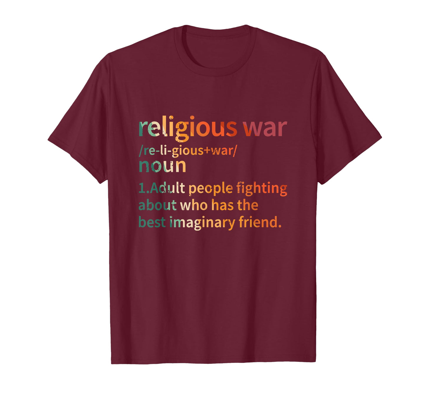 religious war dictionary sarcastic definition funny T-Shirt
