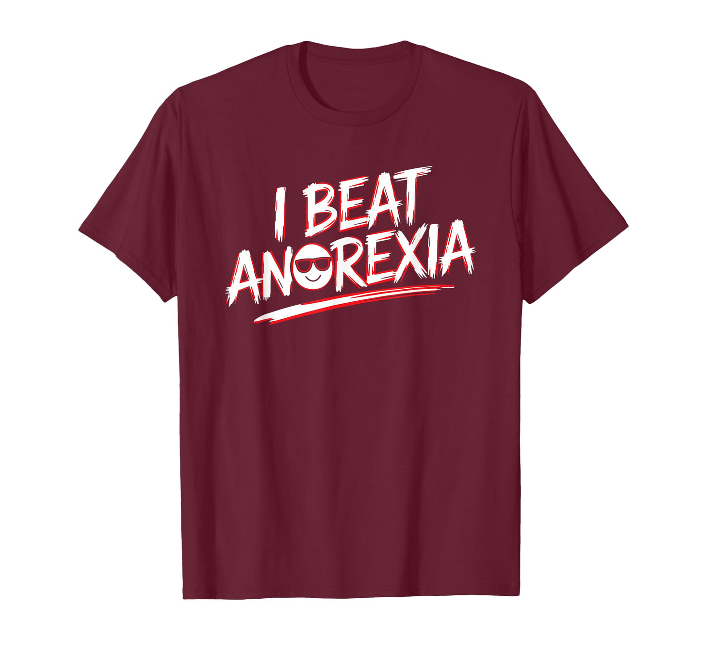 I Beat Survived Anorexia Awareness Survivor Warrior T-Shirt