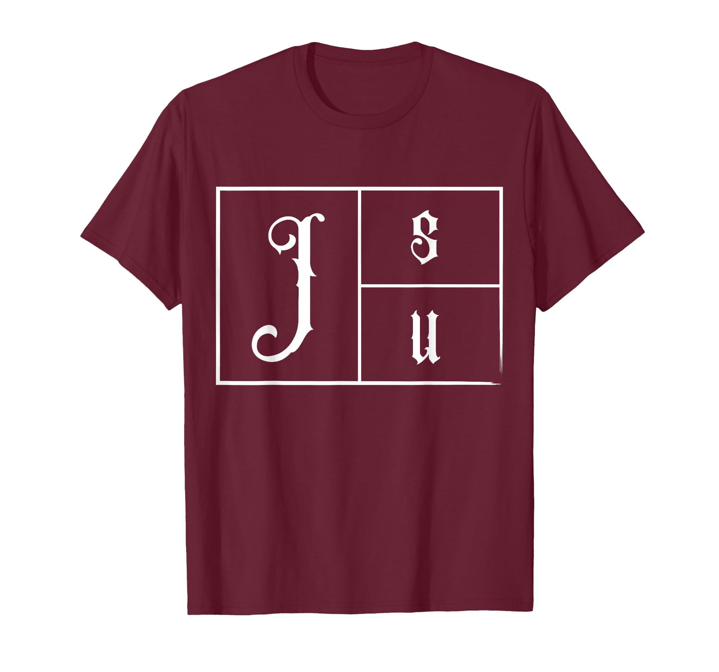 Jesus Subtle Christian Minimal Religious Faith JSU T-Shirt
