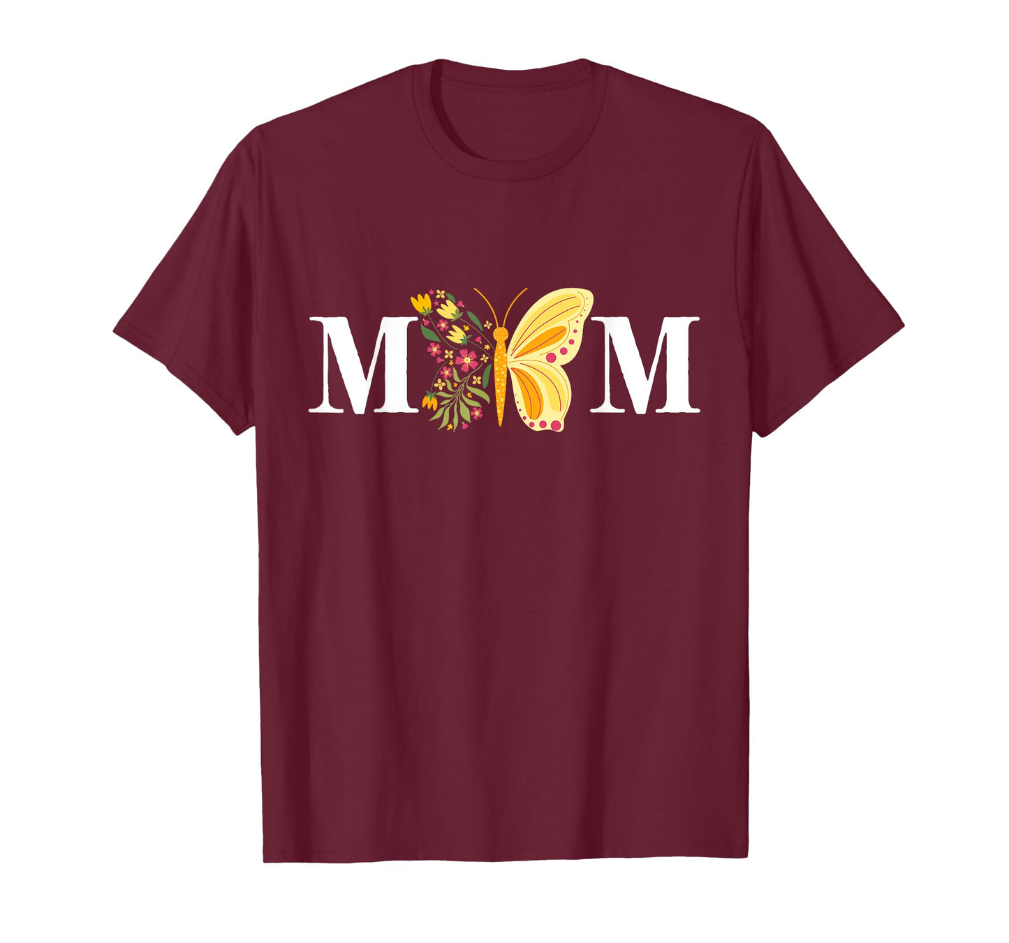 Mother's Day Butterfly Mom Mommy Mama Cute Insect Flower T-Shirt
