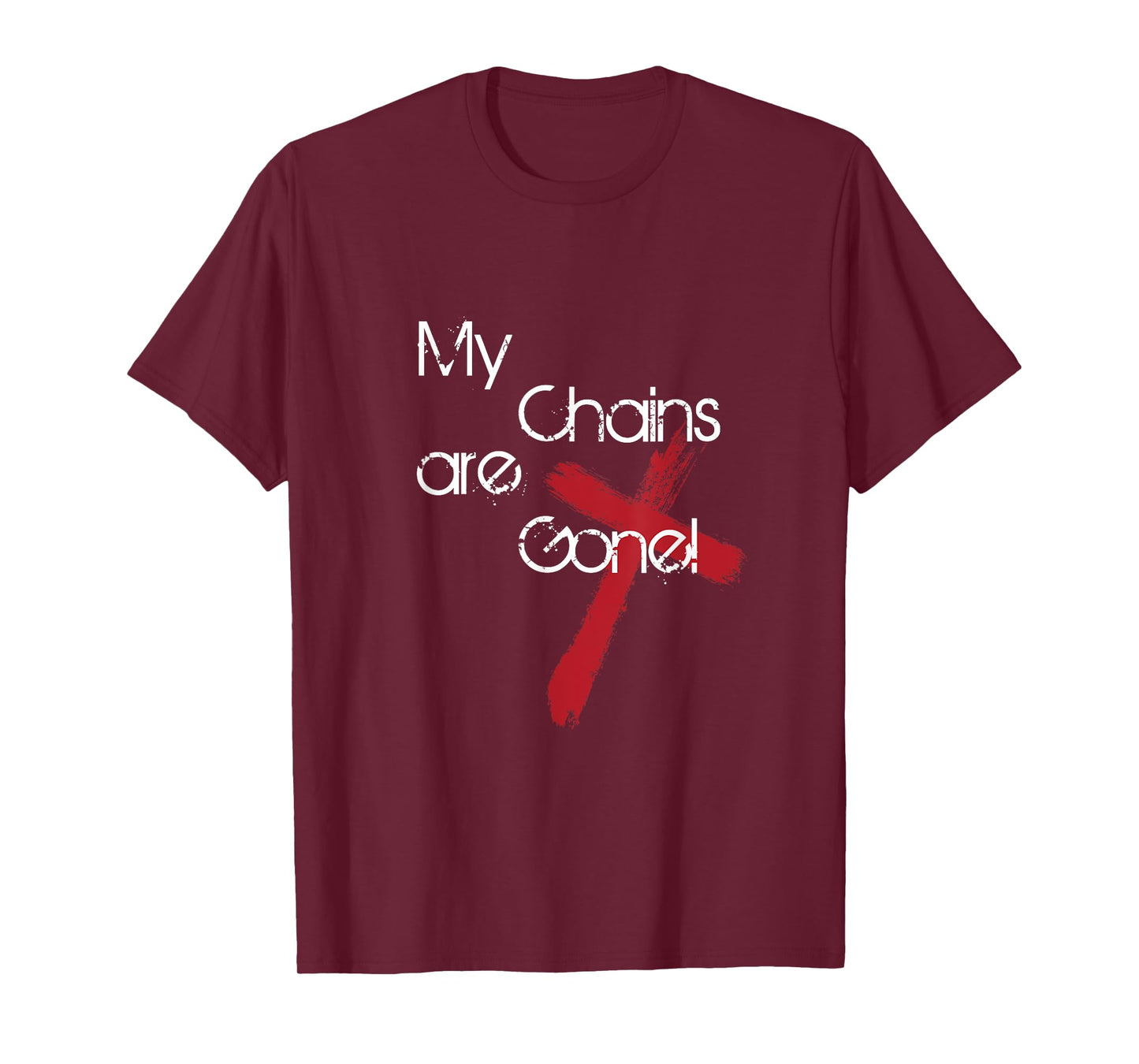 My Chains Are Gone Cross T-Shirt T-Shirt