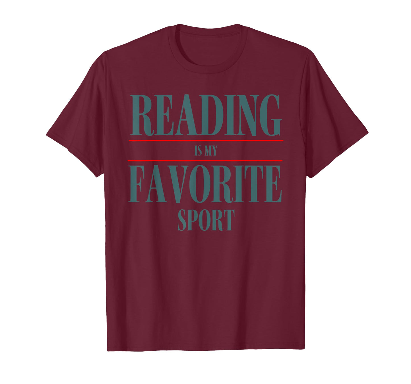 Funny Reading Is My Favorite Sport Book Lover Quote T-Shirt