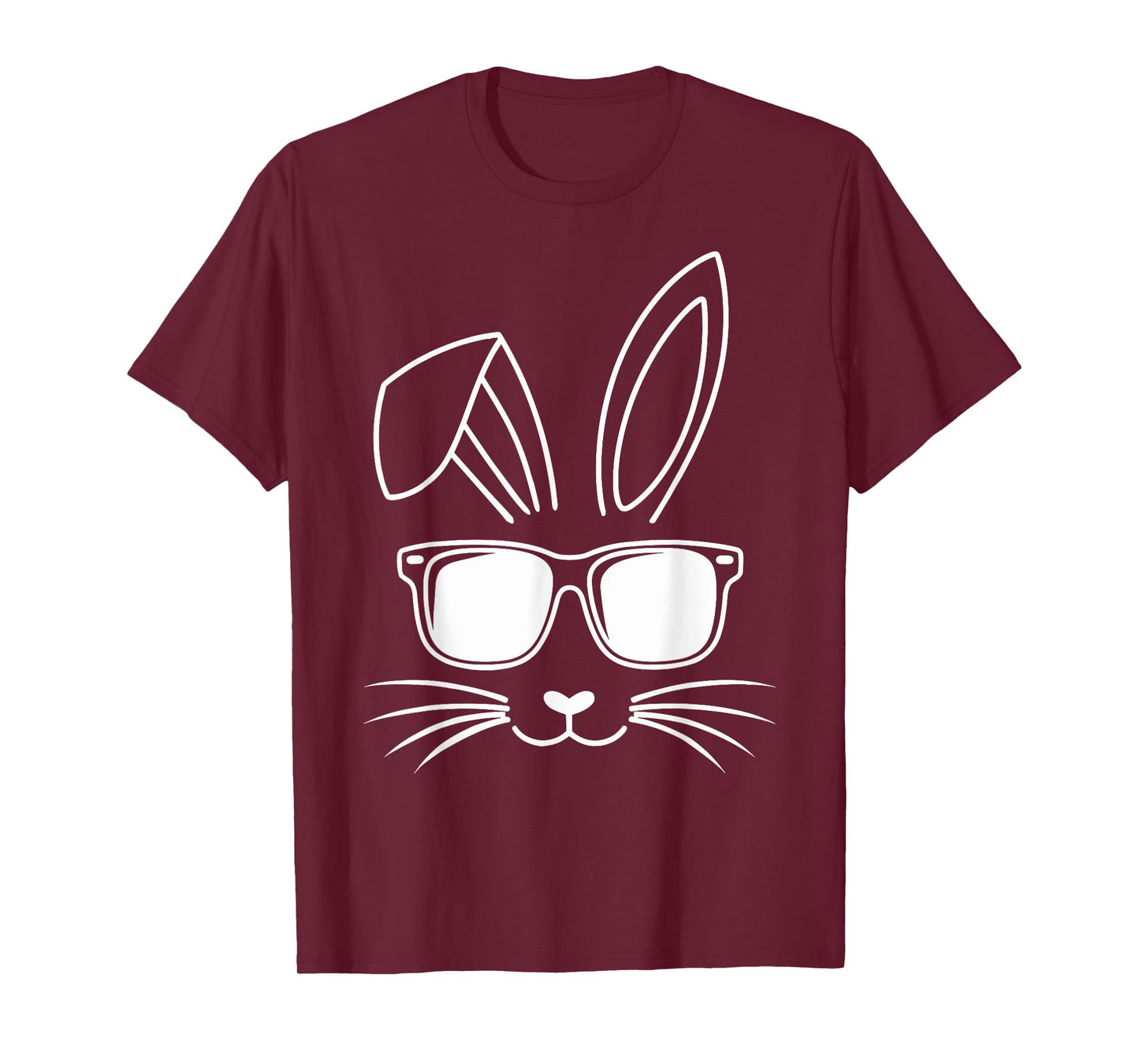 Cool easter bunny face with sunglasses T-Shirt