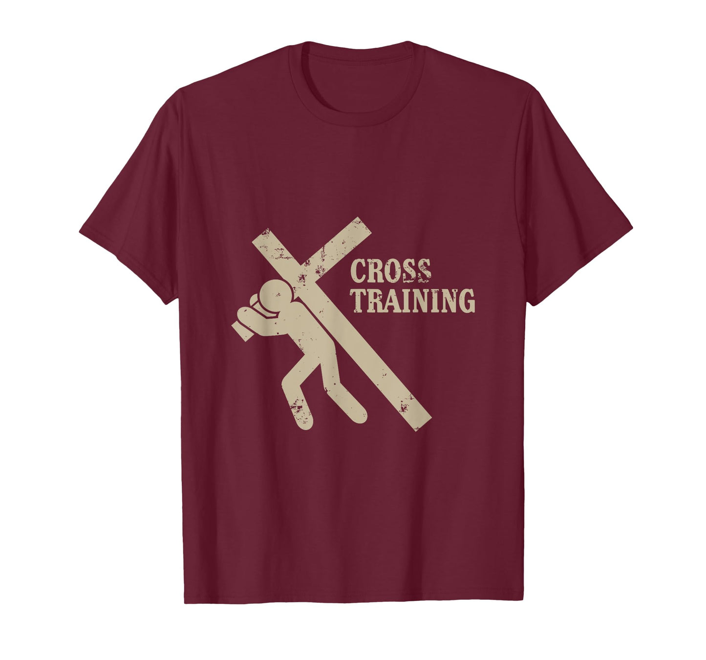 Funny Cross Training Religious Weightlifting Exercise T-Shirt