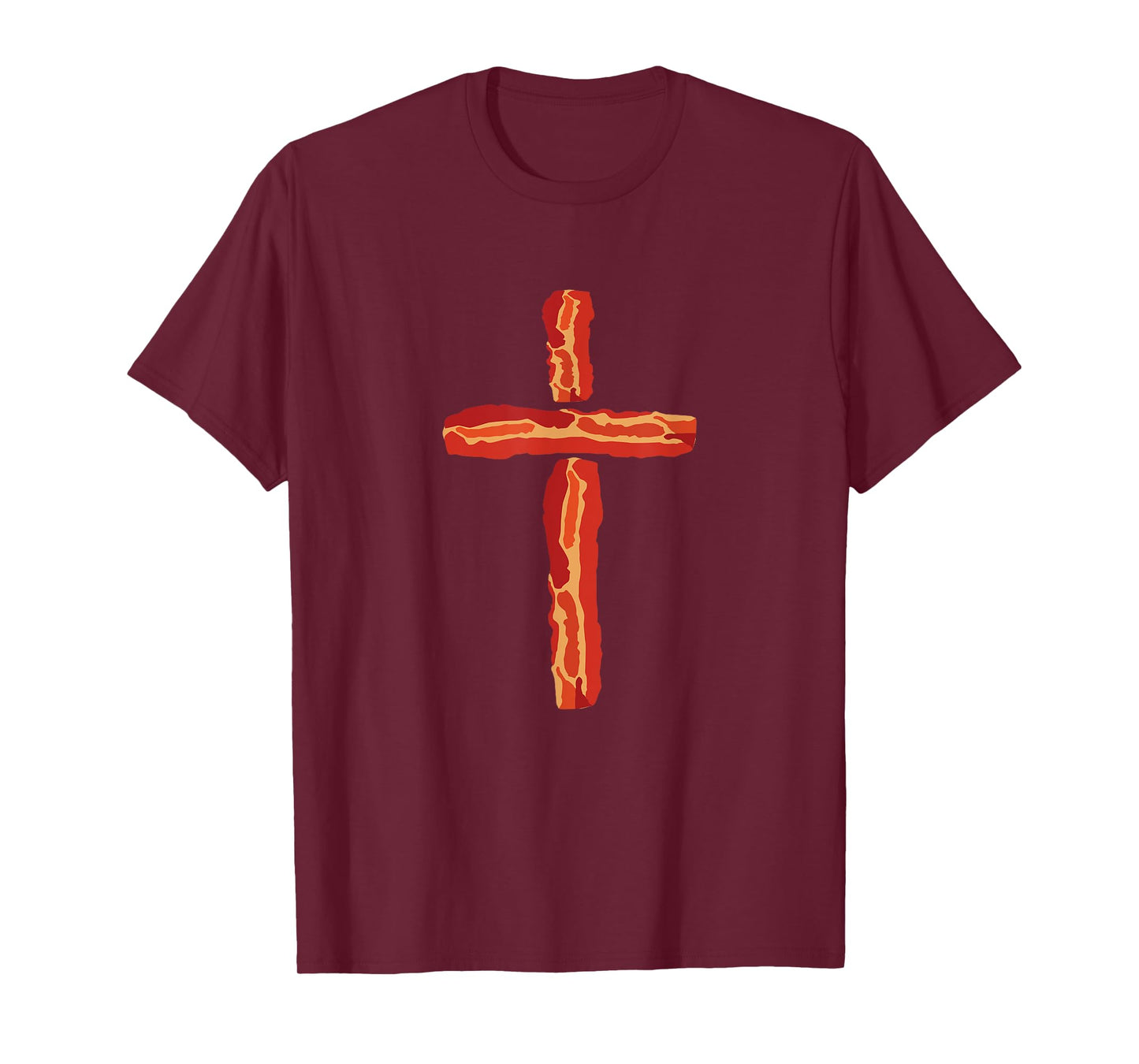 Bacon Cross, Christian Humor, Funny Holy Foodie Art T-Shirt