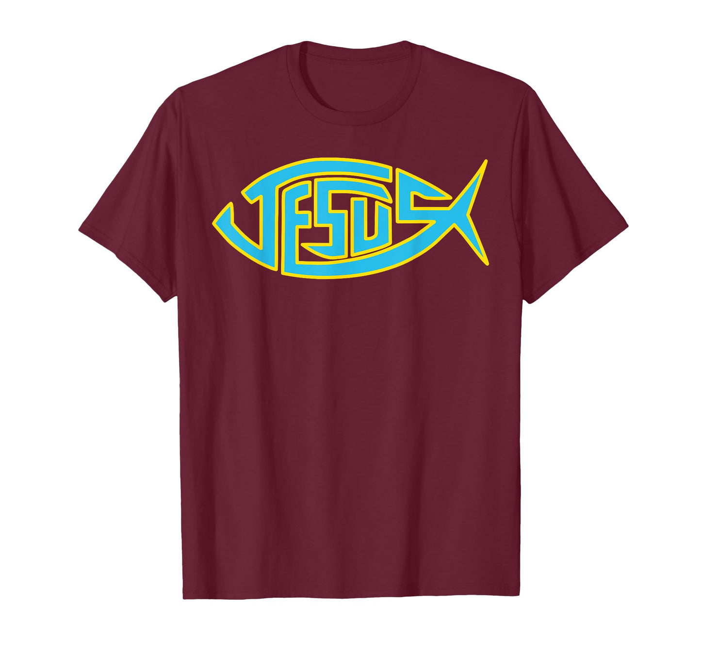 Jesus Fish - Ichthys Symbol - Christian Design For Teen T-Shirt