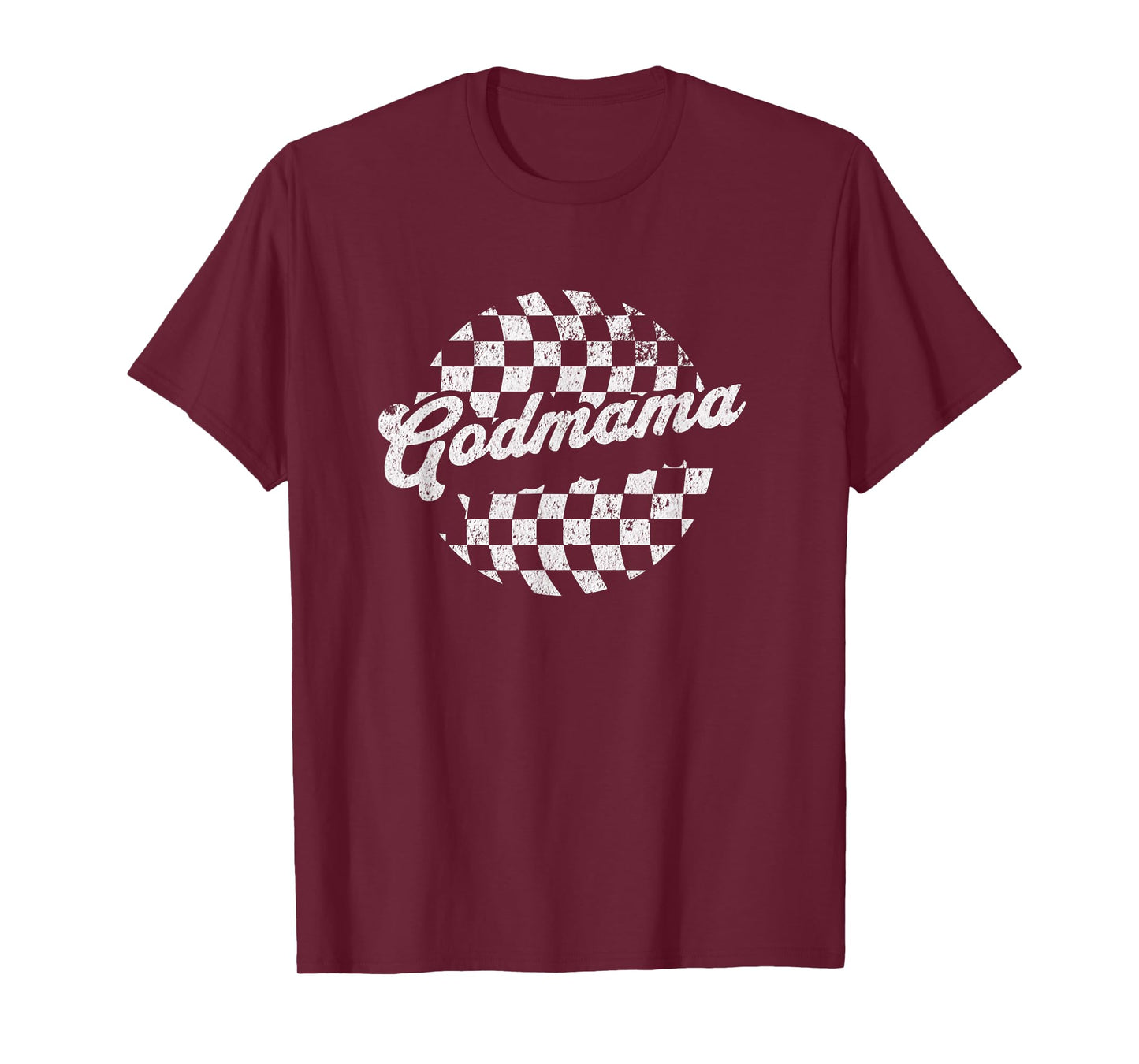 Retro Checkered Cool Godmother T-Shirt