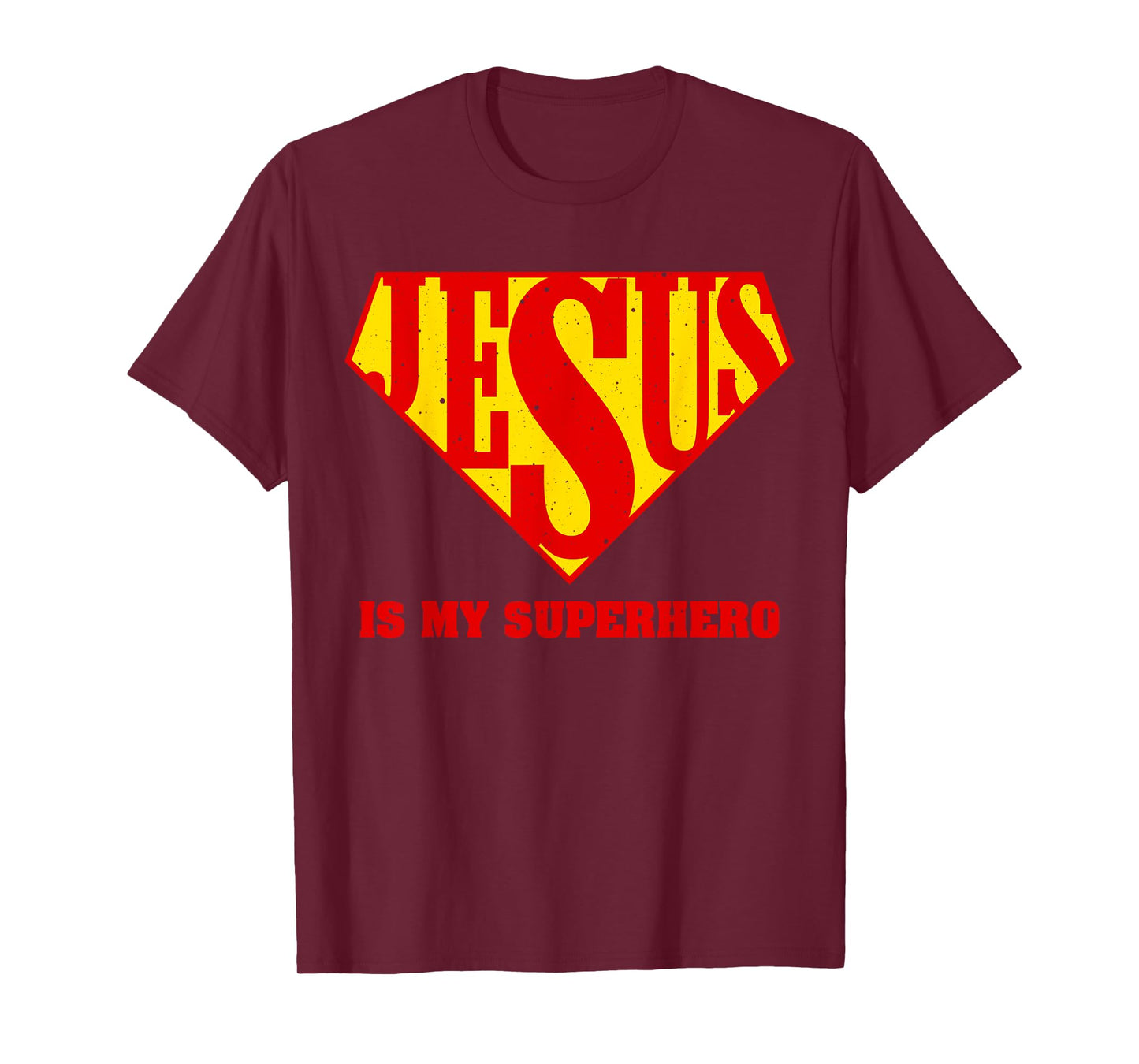 Cute Jesus Design For Boys Men Women Jesus Superhero Faith T-Shirt