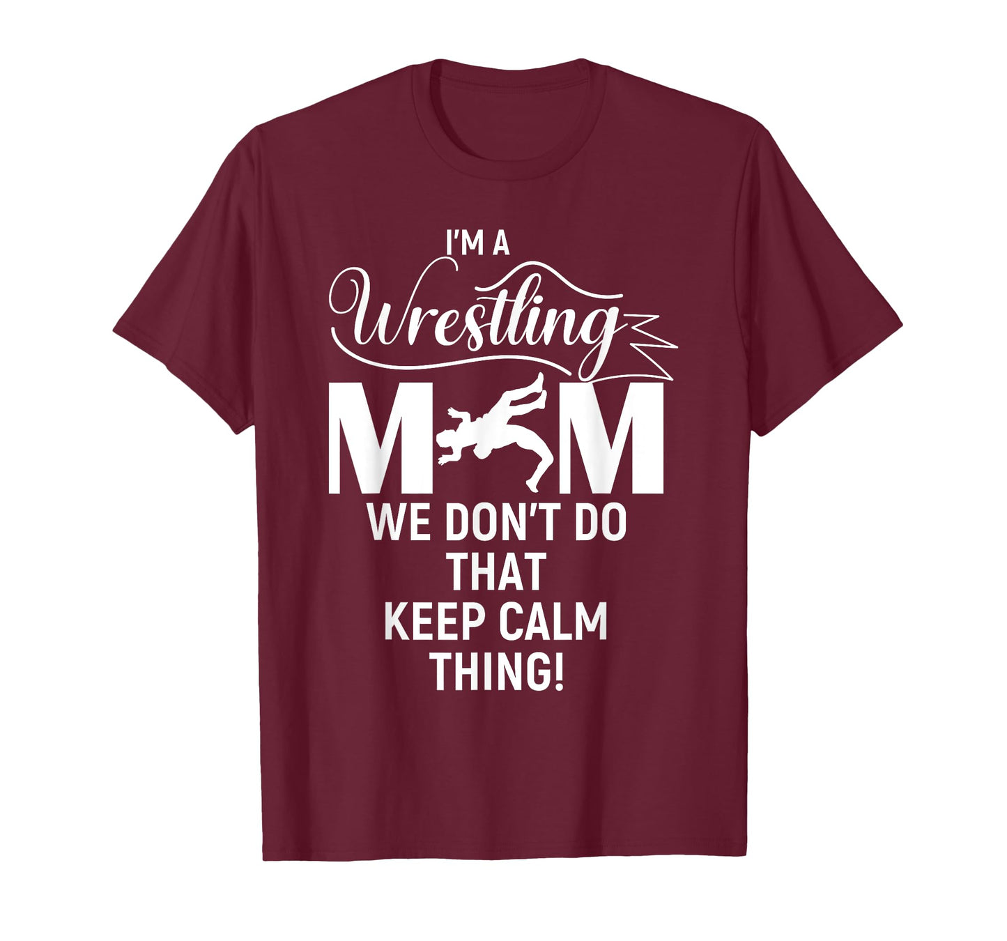 i'm a wrestling mom Funny Girl Wrestling Mom Women Kids T-Shirt