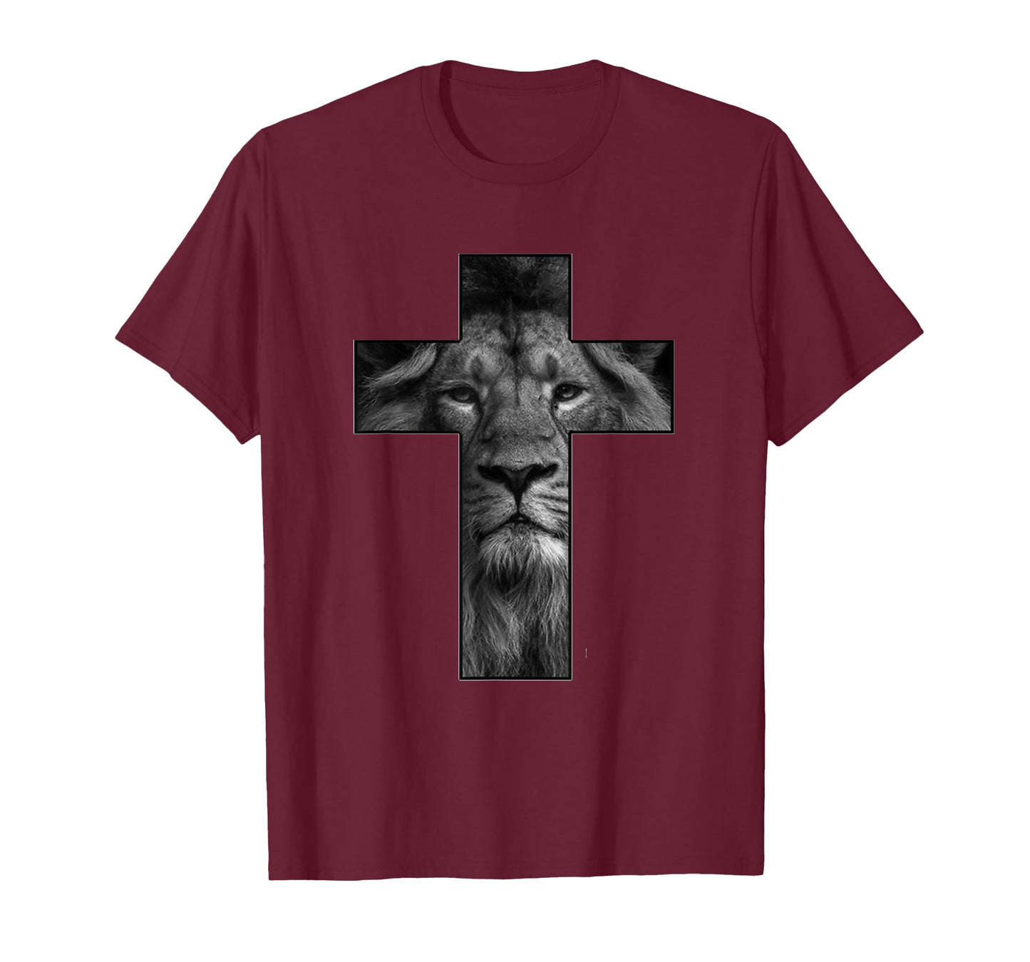 T-shirt Jesus Cross With Lion Face, Faith In God T-Shirt
